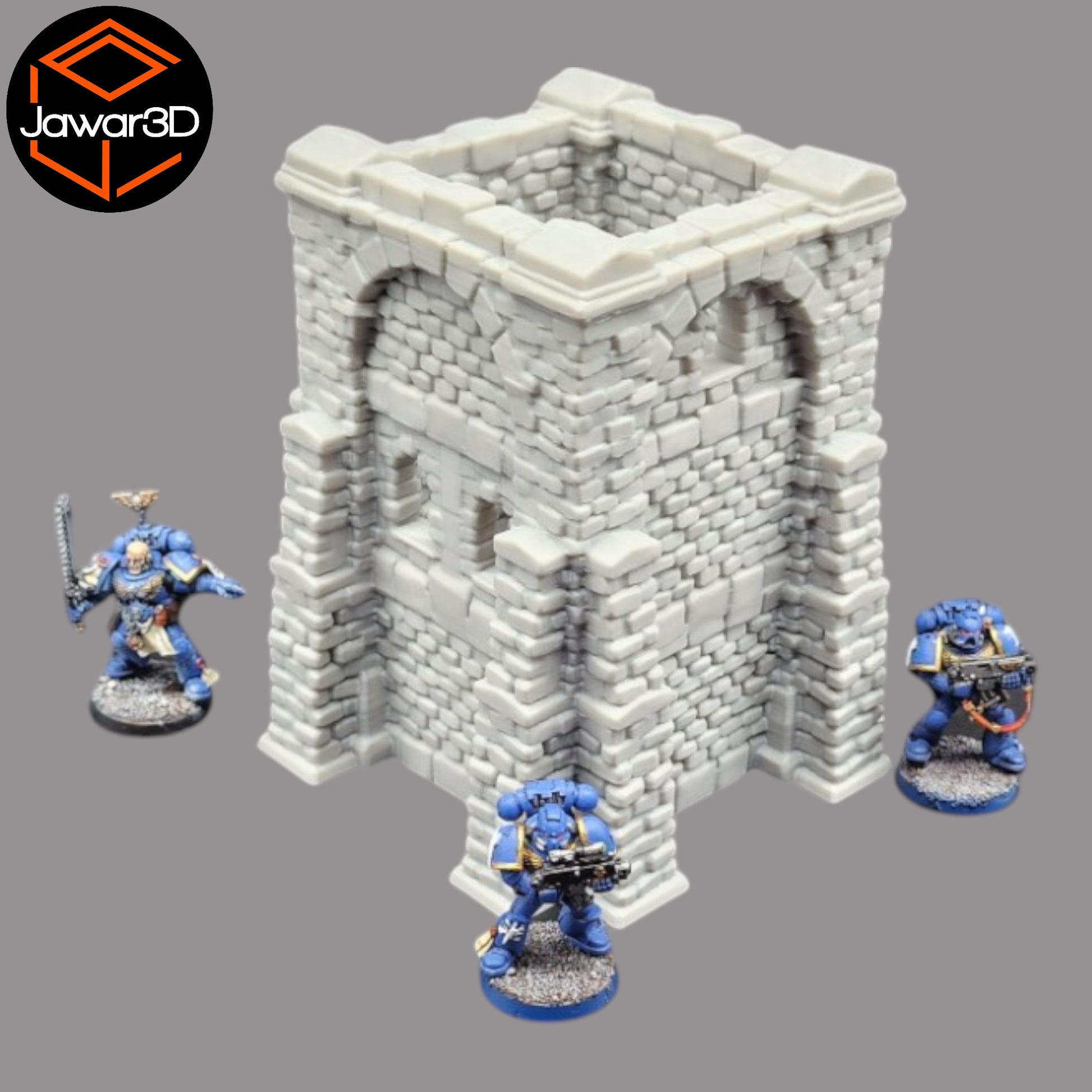 Wargaming 28mm scatter terrain scenery showing 3D-printed item that is compatible with games such as Warhammer 40K, Star Wars Legions, D+D, Dungeons and Dragons, Sci-Fi, Fantasy and other miniature tabletop games. Brand Jawar3d found at www.jawar3d.co.uk.