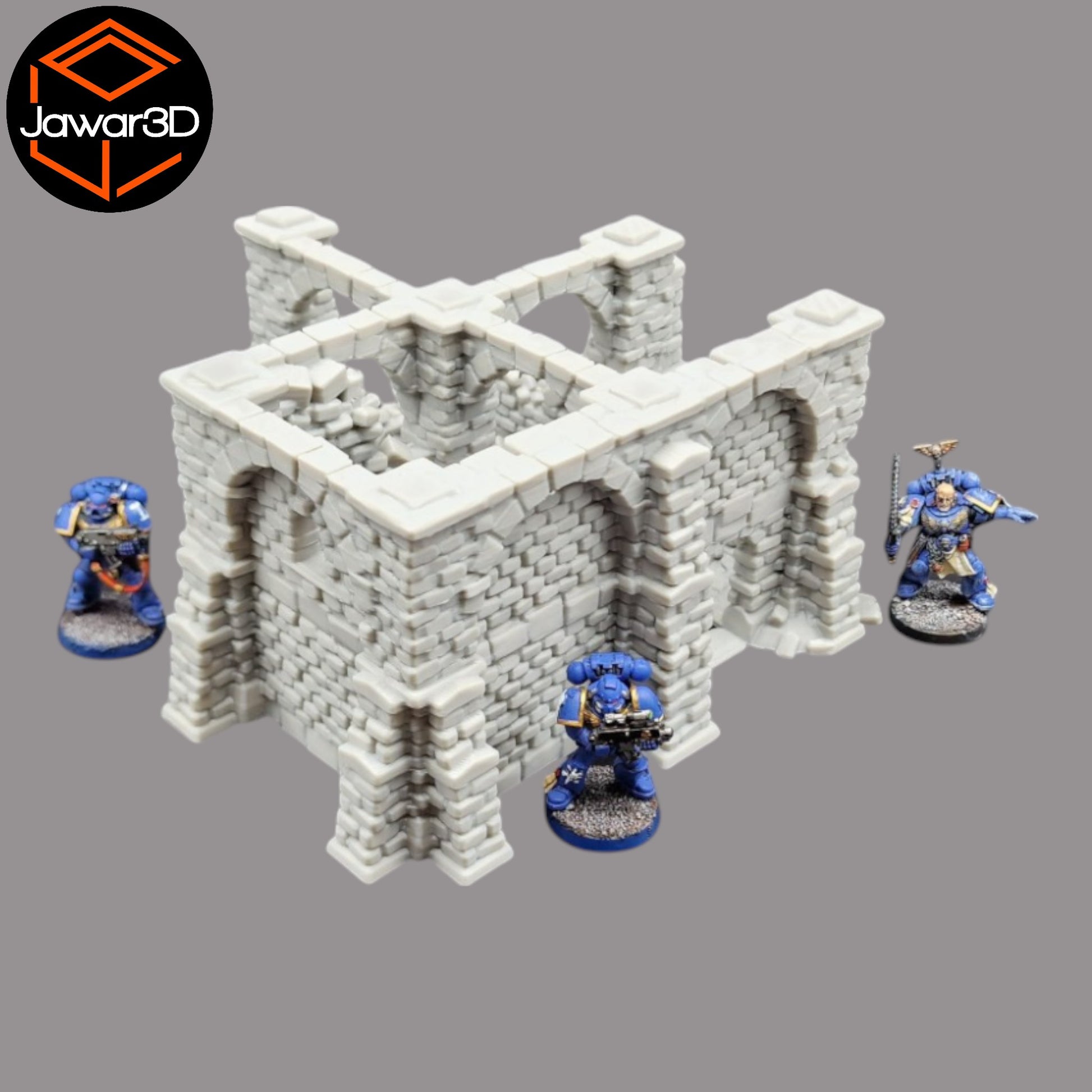 Wargaming 28mm scatter terrain scenery showing 3D-printed item that is compatible with games such as Warhammer 40K, Star Wars Legions, D+D, Dungeons and Dragons, Sci-Fi, Fantasy and other miniature tabletop games. Brand Jawar3d found at www.jawar3d.co.uk.