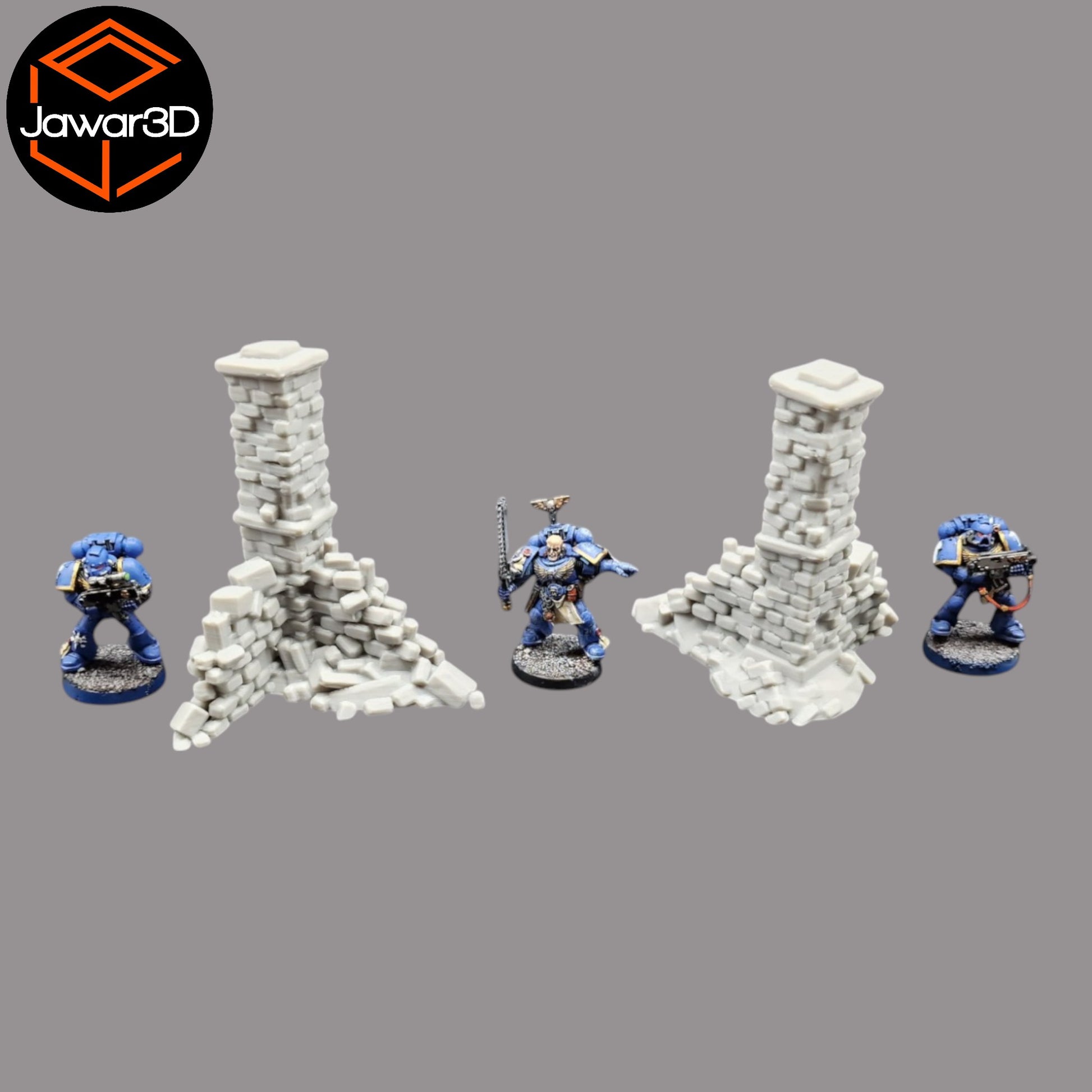 Wargaming 28mm scatter terrain scenery showing 3D-printed item that is compatible with games such as Warhammer 40K, Star Wars Legions, D+D, Dungeons and Dragons, Sci-Fi, Fantasy and other miniature tabletop games. Brand Jawar3d found at www.jawar3d.co.uk.