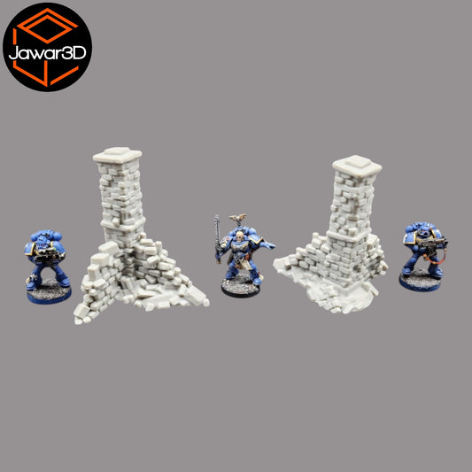 Wargaming 28mm scatter terrain scenery showing 3D-printed item that is compatible with games such as Warhammer 40K, Star Wars Legions, D+D, Dungeons and Dragons, Sci-Fi, Fantasy and other miniature tabletop games. Brand Jawar3d found at www.jawar3d.co.uk.
