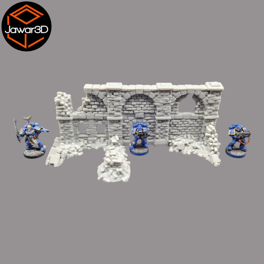 Wargaming 28mm scatter terrain scenery showing 3D-printed item that is compatible with games such as Warhammer 40K, Star Wars Legions, D+D, Dungeons and Dragons, Sci-Fi, Fantasy and other miniature tabletop games. Brand Jawar3d found at www.jawar3d.co.uk.