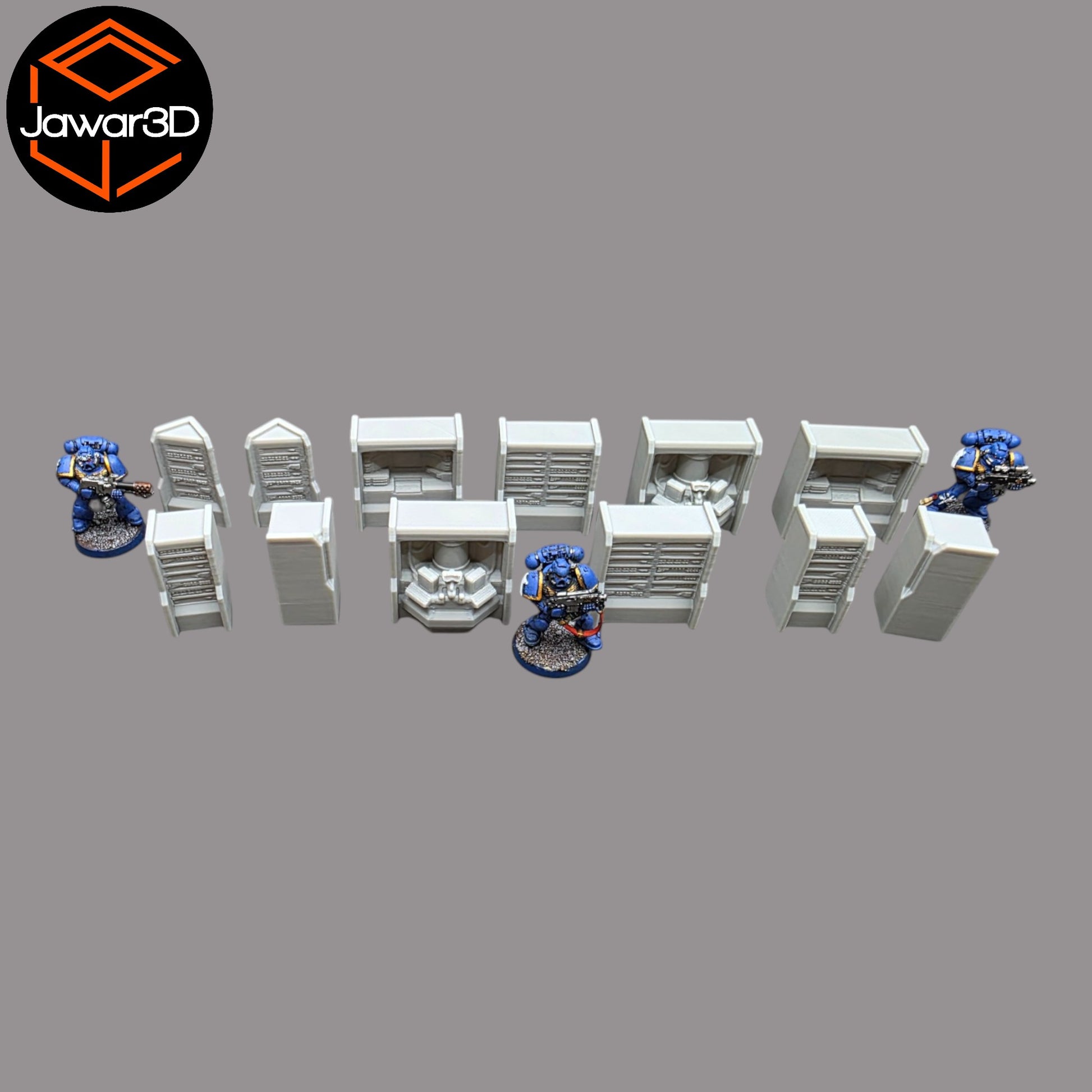 Wargaming 28mm scatter terrain scenery showing 3D-printed item that is compatible with games such as Warhammer 40K, Star Wars Legions, D+D, Dungeons and Dragons, Sci-Fi, Fantasy and other miniature tabletop games. Brand Jawar3d found at www.jawar3d.co.uk.