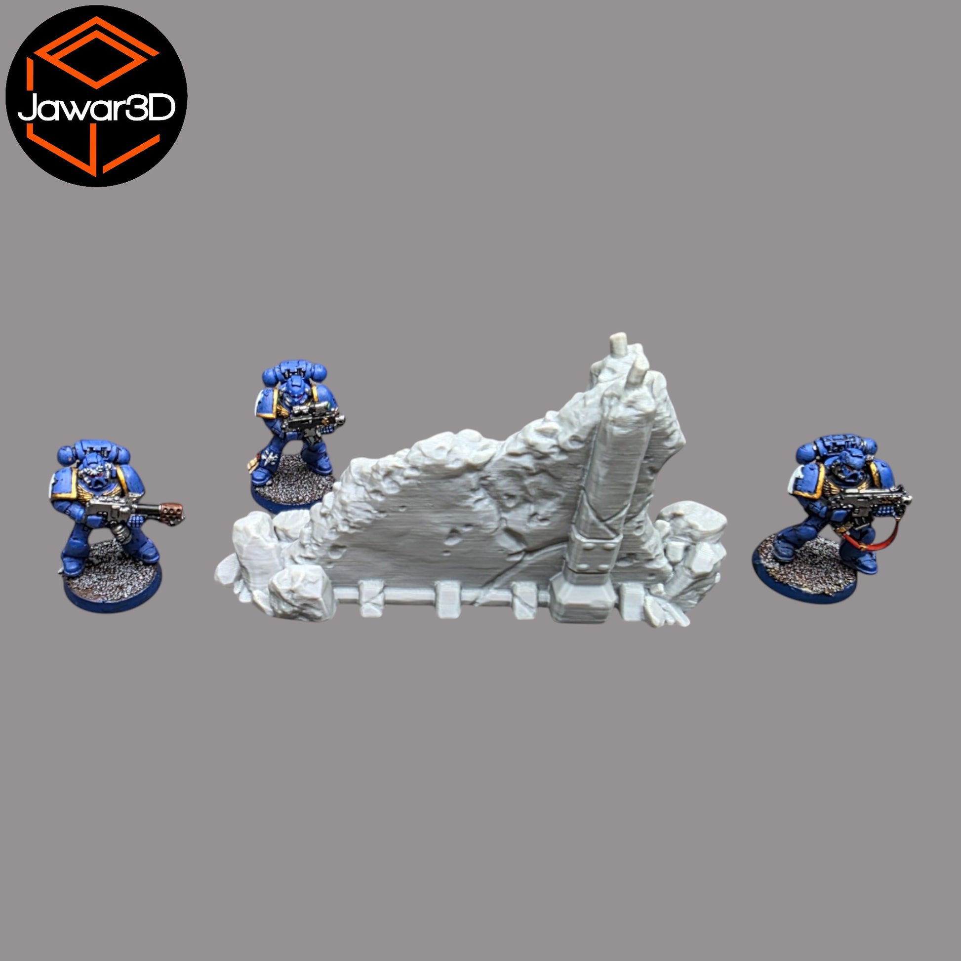 Wargaming 28mm scatter terrain scenery showing 3D-printed item that is compatible with games such as Warhammer 40K, Star Wars Legions, D+D, Dungeons and Dragons, Sci-Fi, Fantasy and other miniature tabletop games. Brand Jawar3d found at www.jawar3d.co.uk.