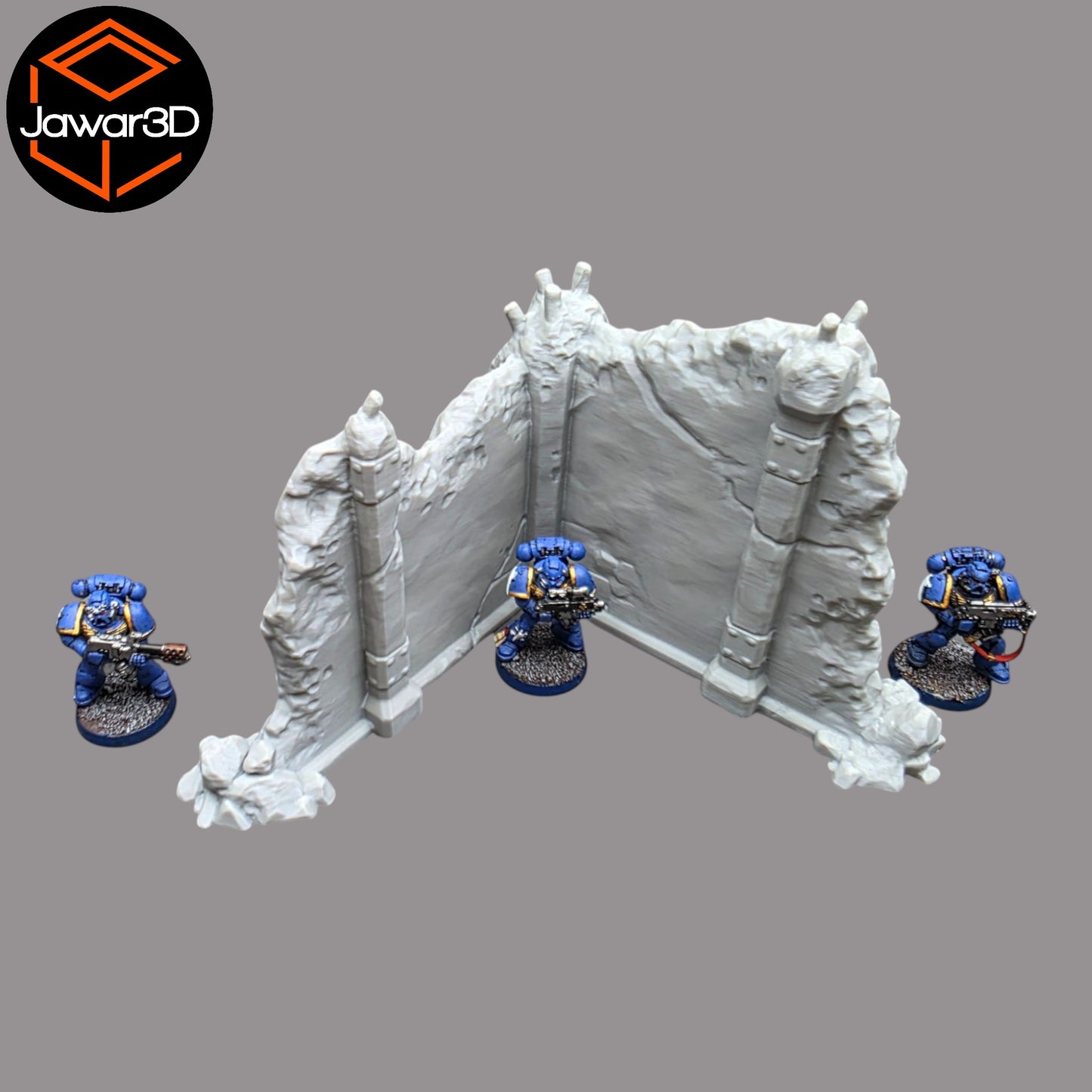 Wargaming 28mm scatter terrain scenery showing 3D-printed item that is compatible with games such as Warhammer 40K, Star Wars Legions, D+D, Dungeons and Dragons, Sci-Fi, Fantasy and other miniature tabletop games. Brand Jawar3d found at www.jawar3d.co.uk.