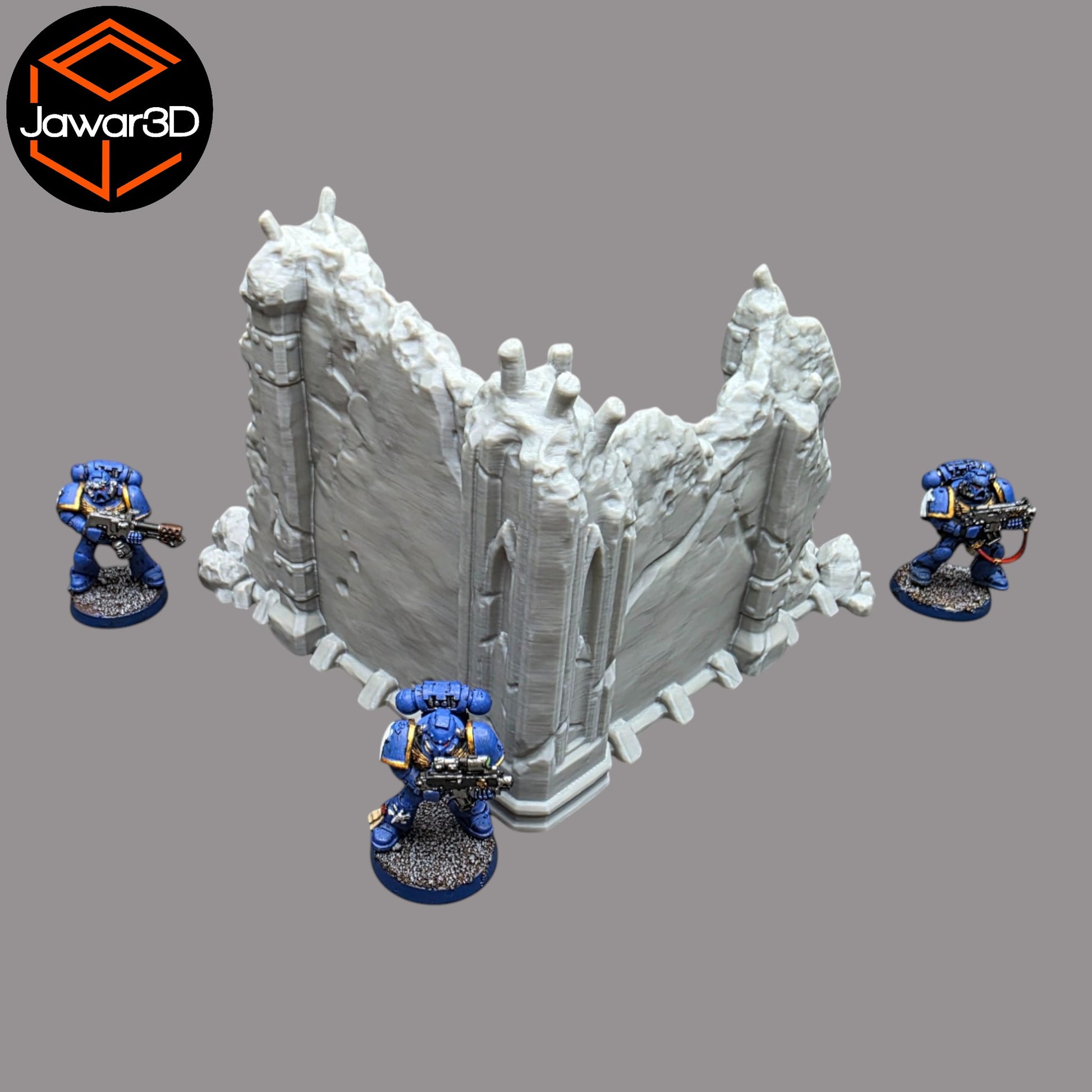 Wargaming 28mm scatter terrain scenery showing 3D-printed item that is compatible with games such as Warhammer 40K, Star Wars Legions, D+D, Dungeons and Dragons, Sci-Fi, Fantasy and other miniature tabletop games. Brand Jawar3d found at www.jawar3d.co.uk.