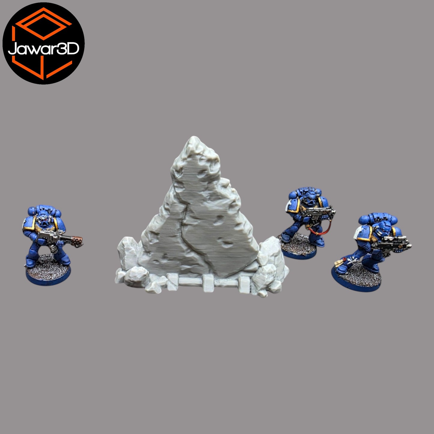Wargaming 28mm scatter terrain scenery showing 3D-printed item that is compatible with games such as Warhammer 40K, Star Wars Legions, D+D, Dungeons and Dragons, Sci-Fi, Fantasy and other miniature tabletop games. Brand Jawar3d found at www.jawar3d.co.uk.