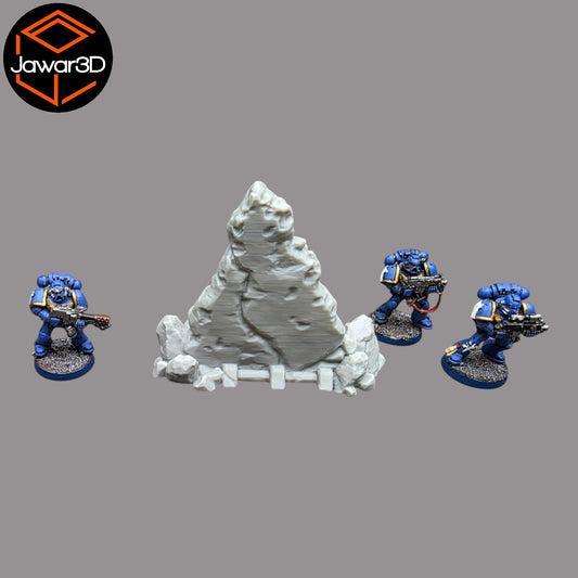 Wargaming 28mm scatter terrain scenery showing 3D-printed item that is compatible with games such as Warhammer 40K, Star Wars Legions, D+D, Dungeons and Dragons, Sci-Fi, Fantasy and other miniature tabletop games. Brand Jawar3d found at www.jawar3d.co.uk.