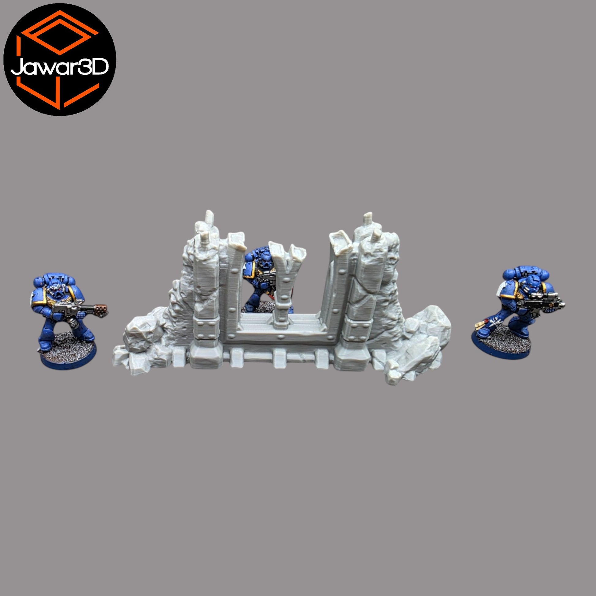 Wargaming 28mm scatter terrain scenery showing 3D-printed item that is compatible with games such as Warhammer 40K, Star Wars Legions, D+D, Dungeons and Dragons, Sci-Fi, Fantasy and other miniature tabletop games. Brand Jawar3d found at www.jawar3d.co.uk.