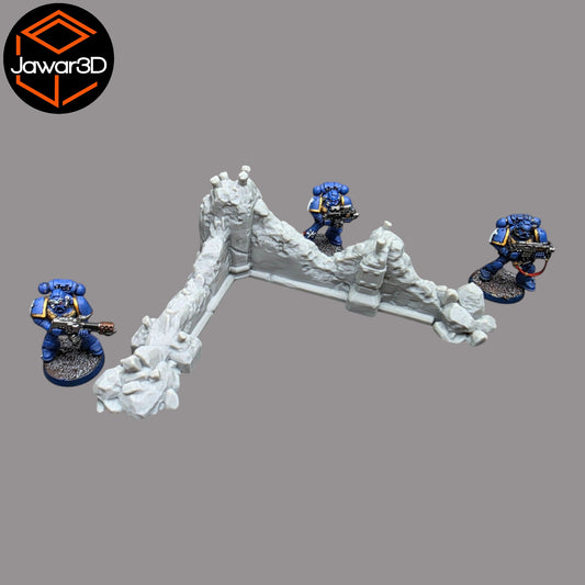 Wargaming 28mm scatter terrain scenery showing 3D-printed item that is compatible with games such as Warhammer 40K, Star Wars Legions, D+D, Dungeons and Dragons, Sci-Fi, Fantasy and other miniature tabletop games. Brand Jawar3d found at www.jawar3d.co.uk.