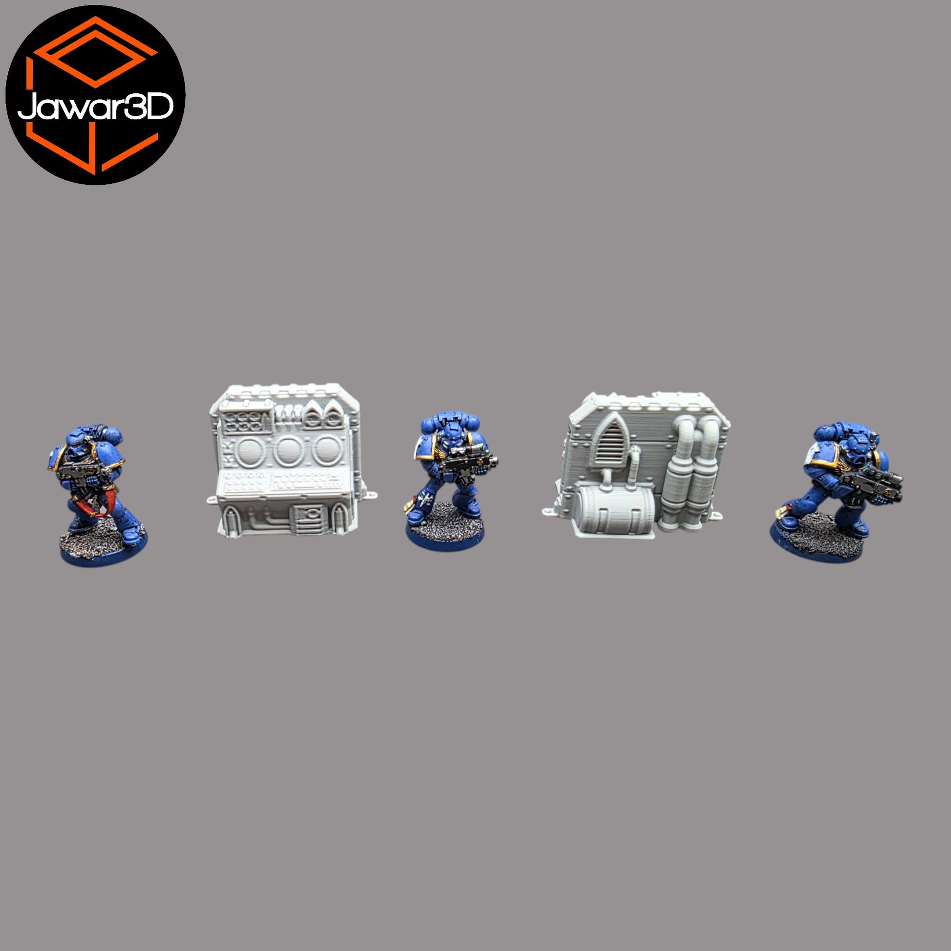 Wargaming 28mm scatter terrain scenery showing 3D-printed item that is compatible with games such as Warhammer 40K, Star Wars Legions, D+D, Dungeons and Dragons, Sci-Fi, Fantasy and other miniature tabletop games. Brand Jawar3d found at www.jawar3d.co.uk.