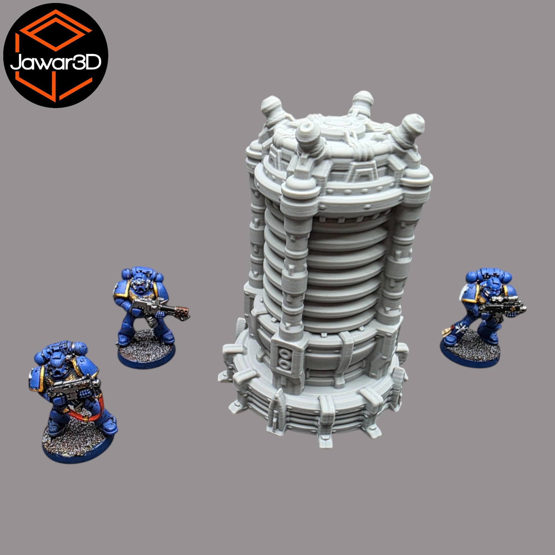 Wargaming 28mm scatter terrain scenery showing 3D-printed item that is compatible with games such as Warhammer 40K, Star Wars Legions, D+D, Dungeons and Dragons, Sci-Fi, Fantasy and other miniature tabletop games. Brand Jawar3d found at www.jawar3d.co.uk.