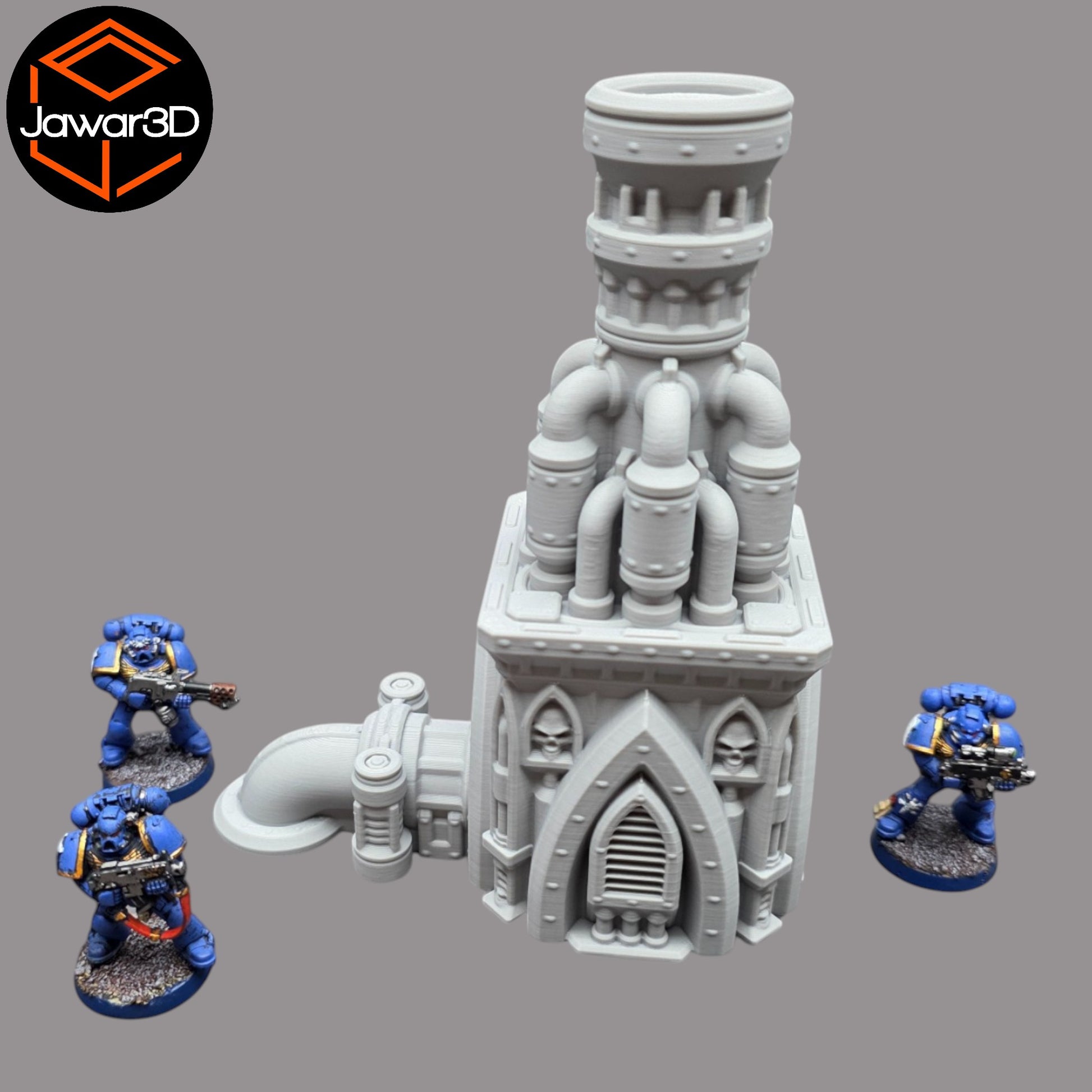 Wargaming 28mm scatter terrain scenery showing 3D-printed item that is compatible with games such as Warhammer 40K, Star Wars Legions, D+D, Dungeons and Dragons, Sci-Fi, Fantasy and other miniature tabletop games. Brand Jawar3d found at www.jawar3d.co.uk.
