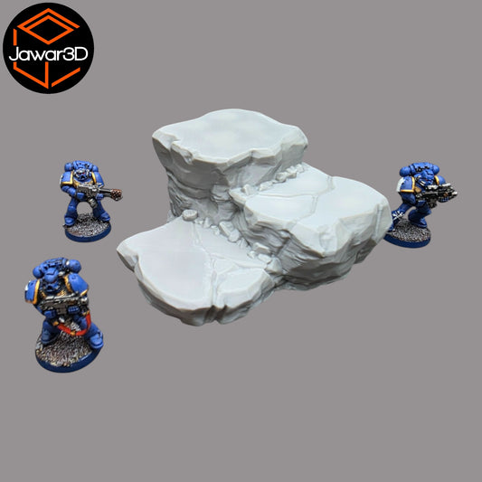 Wargaming 28mm scatter terrain scenery showing 3D-printed item that is compatible with games such as Warhammer 40K, Star Wars Legions, D+D, Dungeons and Dragons, Sci-Fi, Fantasy and other miniature tabletop games. Brand Jawar3d found at www.jawar3d.co.uk.