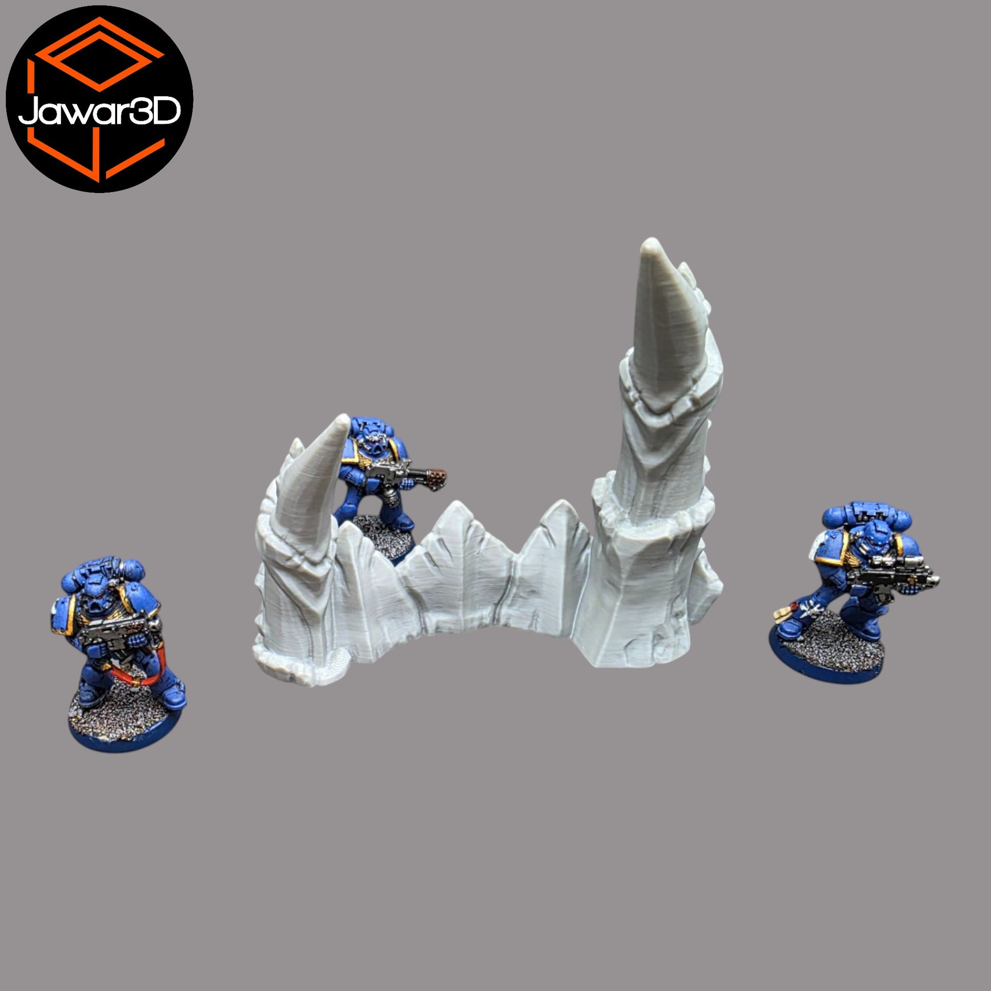 Wargaming 28mm scatter terrain scenery showing 3D-printed item that is compatible with games such as Warhammer 40K, Star Wars Legions, D+D, Dungeons and Dragons, Sci-Fi, Fantasy and other miniature tabletop games. Brand Jawar3d found at www.jawar3d.co.uk.