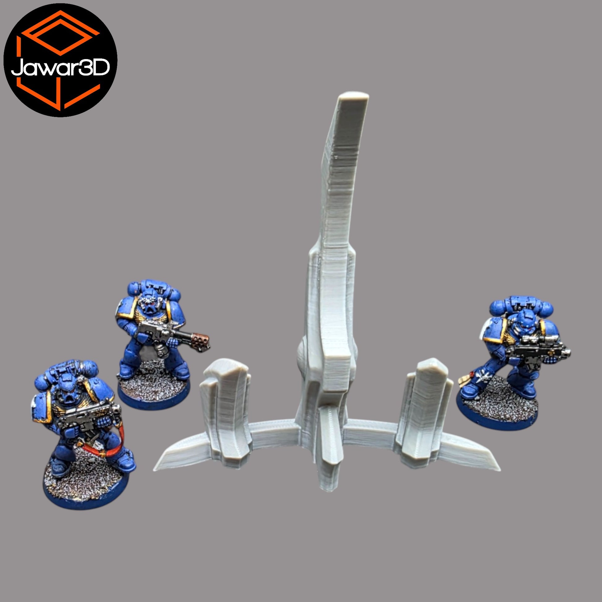 Wargaming 28mm scatter terrain scenery showing 3D-printed item that is compatible with games such as Warhammer 40K, Star Wars Legions, D+D, Dungeons and Dragons, Sci-Fi, Fantasy and other miniature tabletop games. Brand Jawar3d found at www.jawar3d.co.uk.