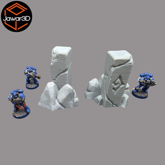 Wargaming 28mm scatter terrain scenery showing 3D-printed item that is compatible with games such as Warhammer 40K, Star Wars Legions, D+D, Dungeons and Dragons, Sci-Fi, Fantasy and other miniature tabletop games. Brand Jawar3d found at www.jawar3d.co.uk.