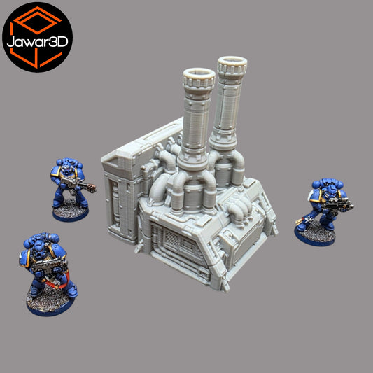 Wargaming 28mm scatter terrain scenery showing 3D-printed item that is compatible with games such as Warhammer 40K, Star Wars Legions, D+D, Dungeons and Dragons, Sci-Fi, Fantasy and other miniature tabletop games. Brand Jawar3d found at www.jawar3d.co.uk.