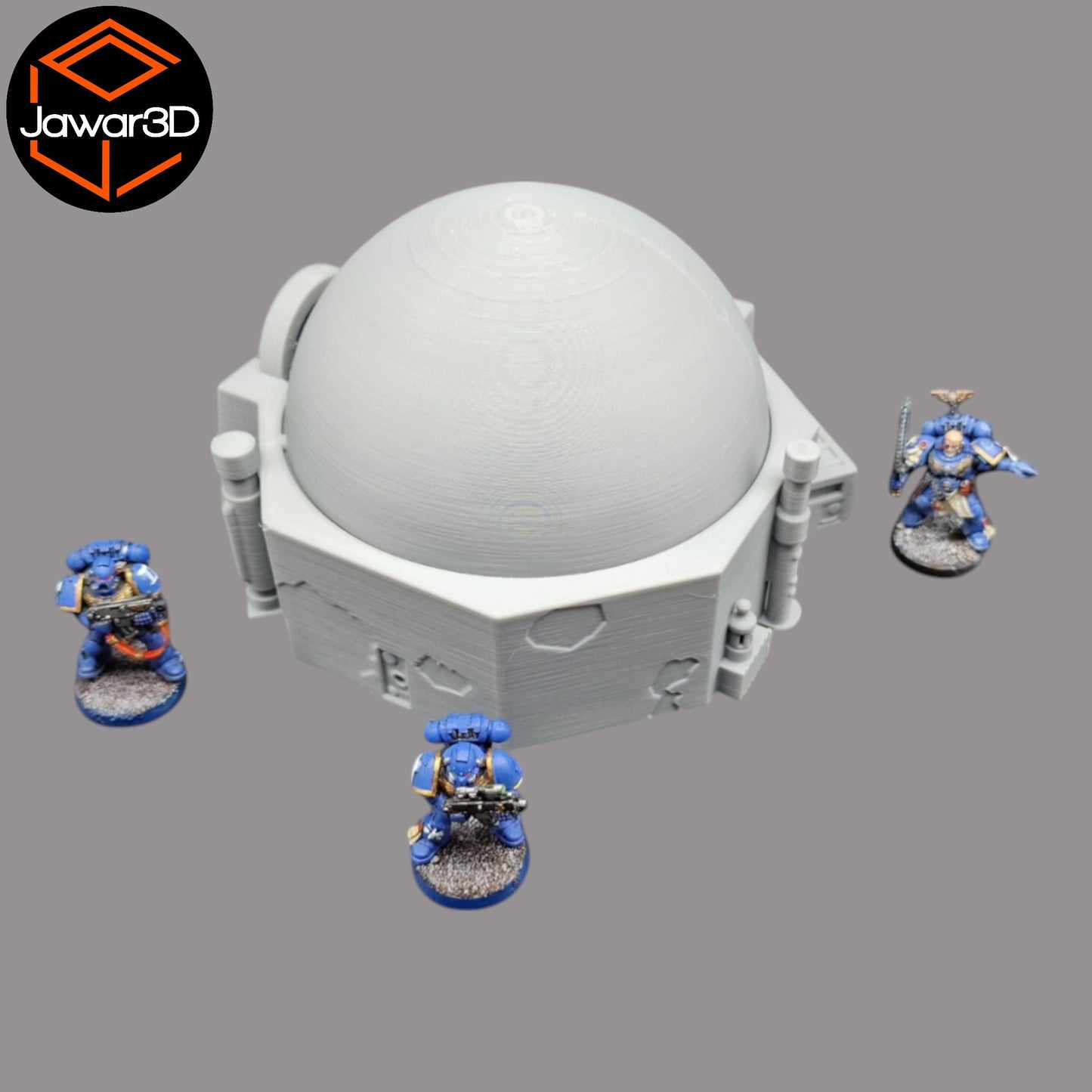 Wargaming 28mm scatter terrain scenery showing 3D-printed item that is compatible with games such as Warhammer 40K, Star Wars Legions, D+D, Dungeons and Dragons, Sci-Fi, Fantasy and other miniature tabletop games. Brand Jawar3d found at www.jawar3d.co.uk.