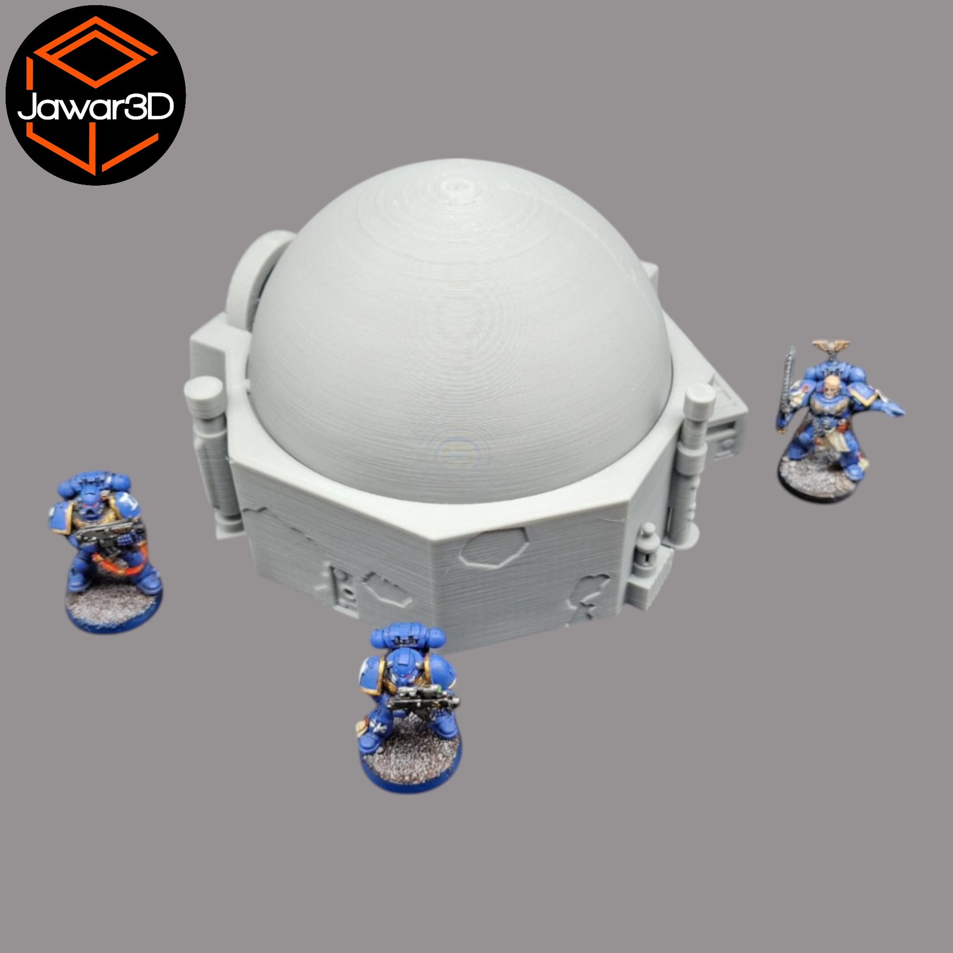 Wargaming 28mm scatter terrain scenery showing 3D-printed item that is compatible with games such as Warhammer 40K, Star Wars Legions, D+D, Dungeons and Dragons, Sci-Fi, Fantasy and other miniature tabletop games. Brand Jawar3d found at www.jawar3d.co.uk.