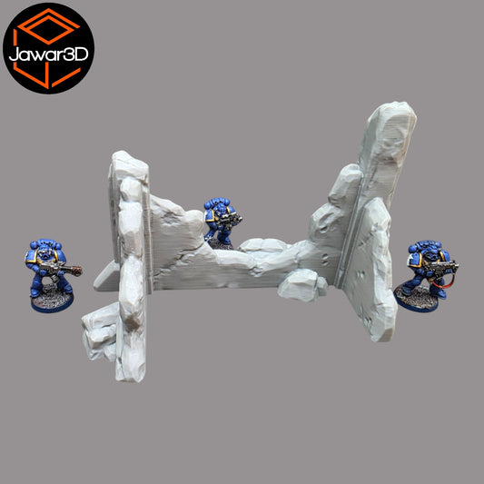 Wargaming 28mm scatter terrain scenery showing 3D-printed item that is compatible with games such as Warhammer 40K, Star Wars Legions, D+D, Dungeons and Dragons, Sci-Fi, Fantasy and other miniature tabletop games. Brand Jawar3d found at www.jawar3d.co.uk.
