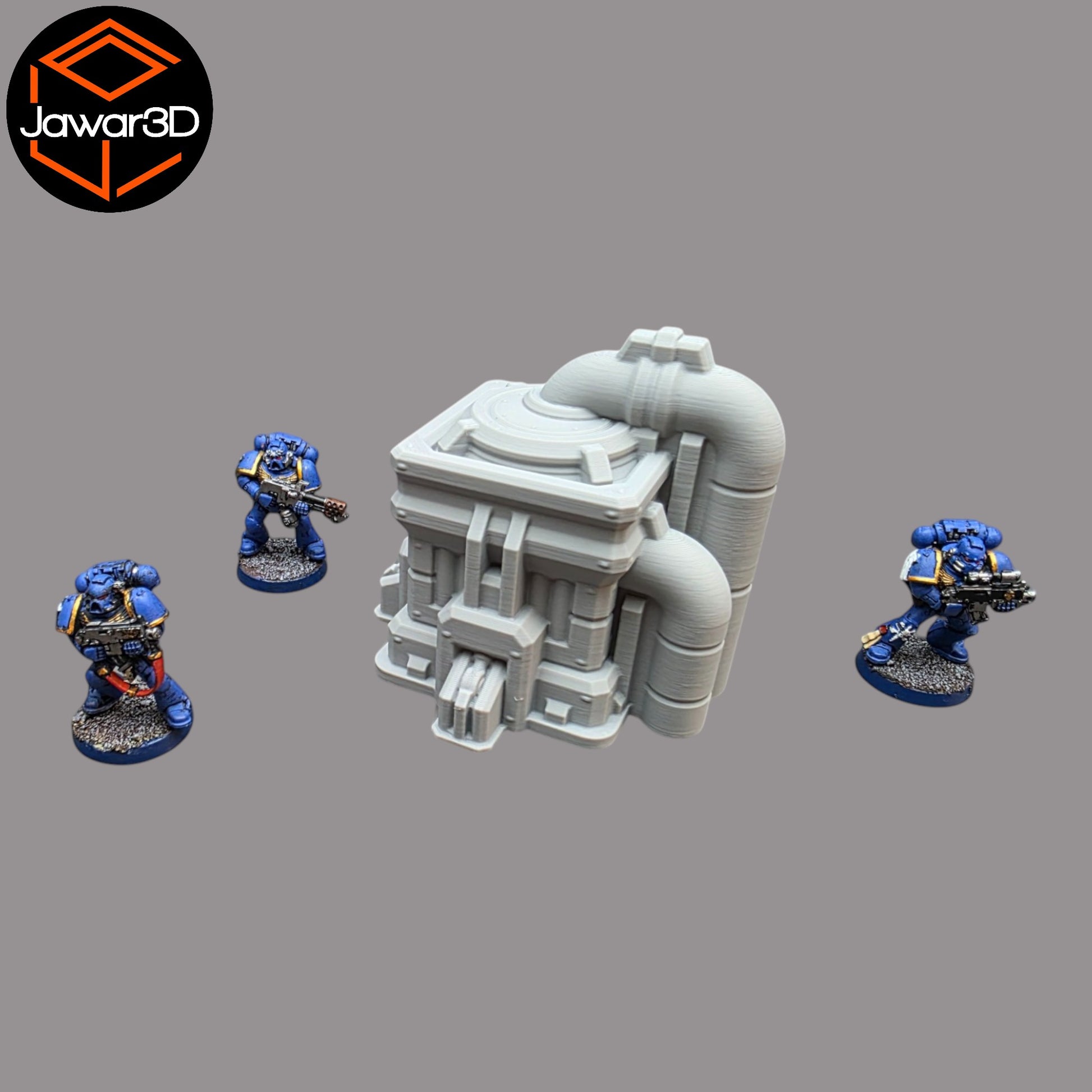 Wargaming 28mm scatter terrain scenery showing 3D-printed item that is compatible with games such as Warhammer 40K, Star Wars Legions, D+D, Dungeons and Dragons, Sci-Fi, Fantasy and other miniature tabletop games. Brand Jawar3d found at www.jawar3d.co.uk.