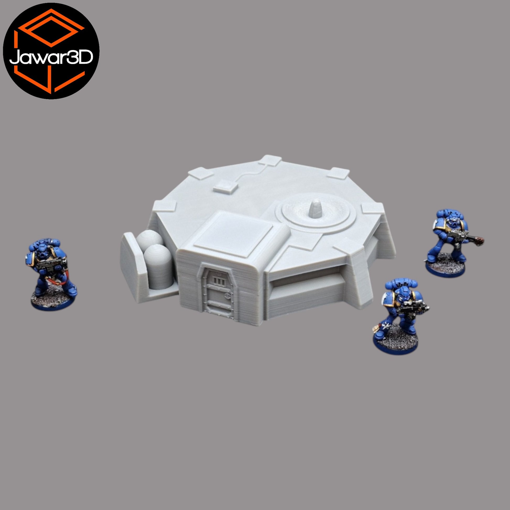Wargaming 28mm scatter terrain scenery showing 3D-printed item that is compatible with games such as Warhammer 40K, Star Wars Legions, D+D, Dungeons and Dragons, Sci-Fi, Fantasy and other miniature tabletop games. Brand Jawar3d found at www.jawar3d.co.uk.