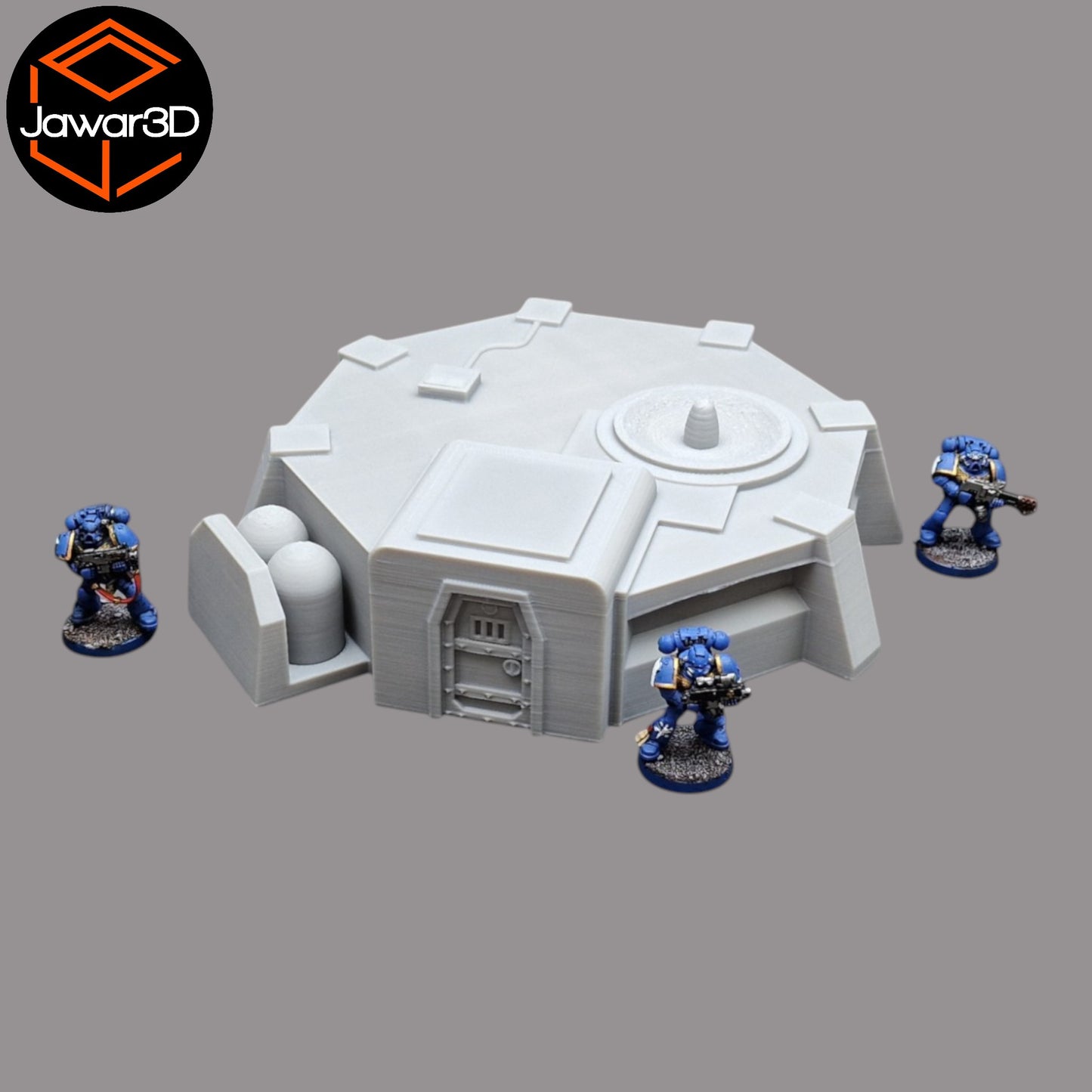 Wargaming 28mm scatter terrain scenery showing 3D-printed item that is compatible with games such as Warhammer 40K, Star Wars Legions, D+D, Dungeons and Dragons, Sci-Fi, Fantasy and other miniature tabletop games. Brand Jawar3d found at www.jawar3d.co.uk.
