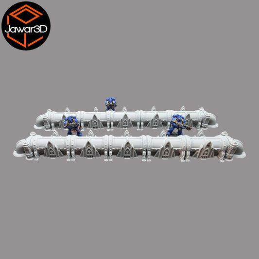 Wargaming 28mm scatter terrain scenery showing 3D-printed item that is compatible with games such as Warhammer 40K, Star Wars Legions, D+D, Dungeons and Dragons, Sci-Fi, Fantasy and other miniature tabletop games. Brand Jawar3d found at www.jawar3d.co.uk.