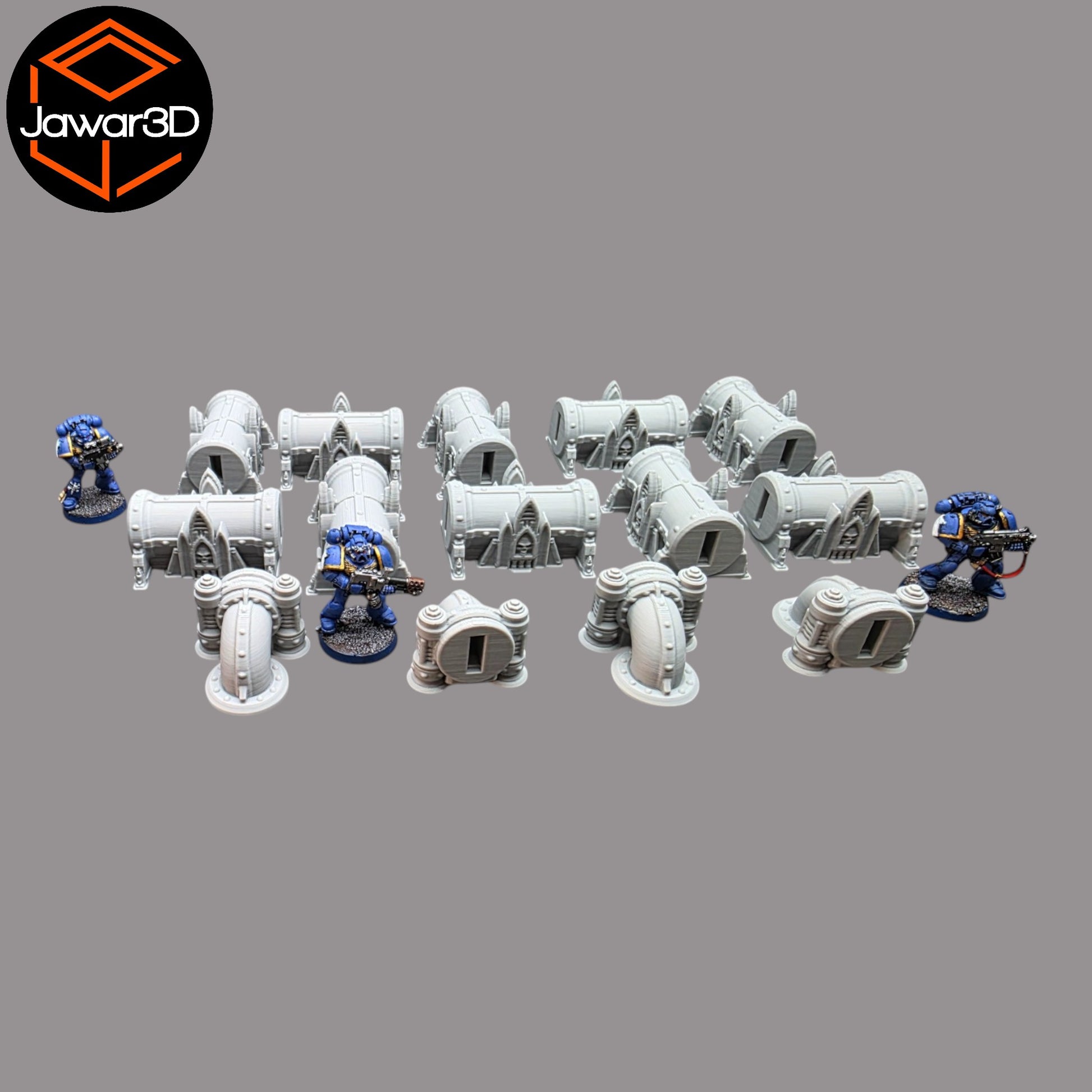 Wargaming 28mm scatter terrain scenery showing 3D-printed item that is compatible with games such as Warhammer 40K, Star Wars Legions, D+D, Dungeons and Dragons, Sci-Fi, Fantasy and other miniature tabletop games. Brand Jawar3d found at www.jawar3d.co.uk.