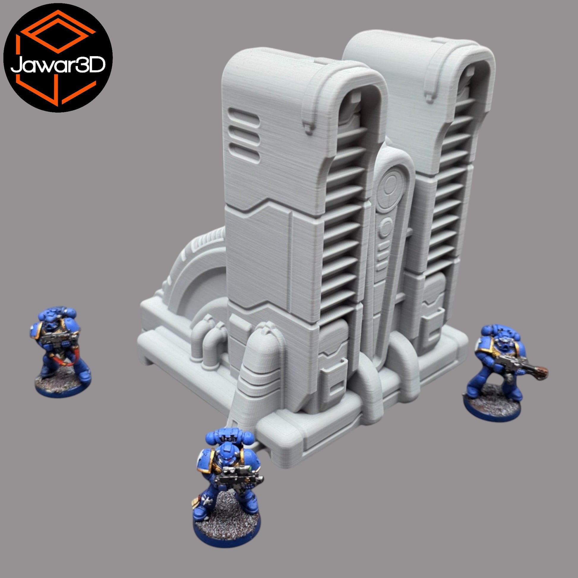 Wargaming 28mm scatter terrain scenery showing 3D-printed item that is compatible with games such as Warhammer 40K, Star Wars Legions, D+D, Dungeons and Dragons, Sci-Fi, Fantasy and other miniature tabletop games. Brand Jawar3d found at www.jawar3d.co.uk.