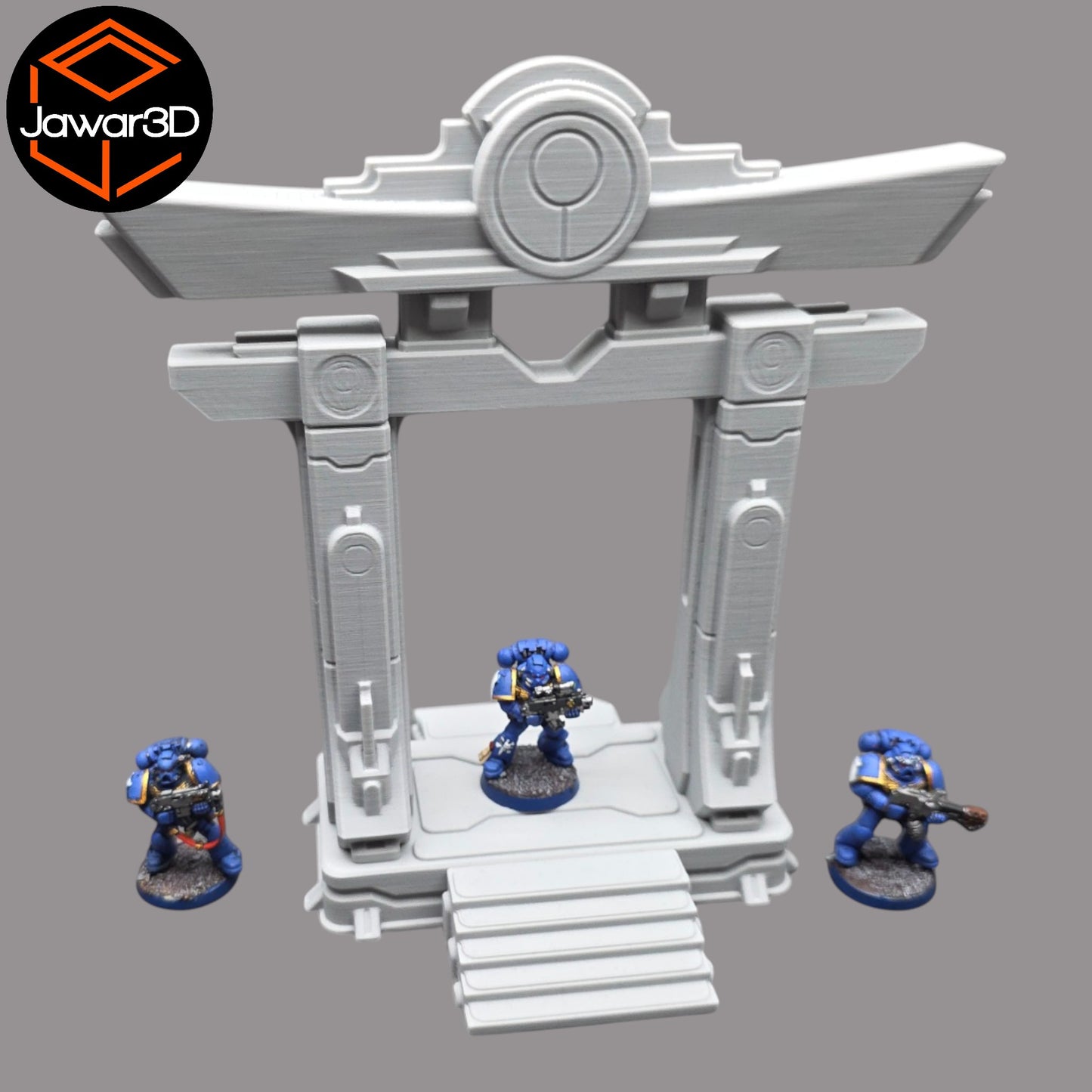 Wargaming 28mm scatter terrain scenery showing 3D-printed item that is compatible with games such as Warhammer 40K, Star Wars Legions, D+D, Dungeons and Dragons, Sci-Fi, Fantasy and other miniature tabletop games. Brand Jawar3d found at www.jawar3d.co.uk.