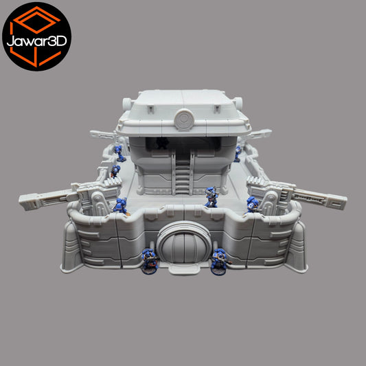 Wargaming 28mm scatter terrain scenery showing 3D-printed item that is compatible with games such as Warhammer 40K, Star Wars Legions, D+D, Dungeons and Dragons, Sci-Fi, Fantasy and other miniature tabletop games. Brand Jawar3d found at www.jawar3d.co.uk.