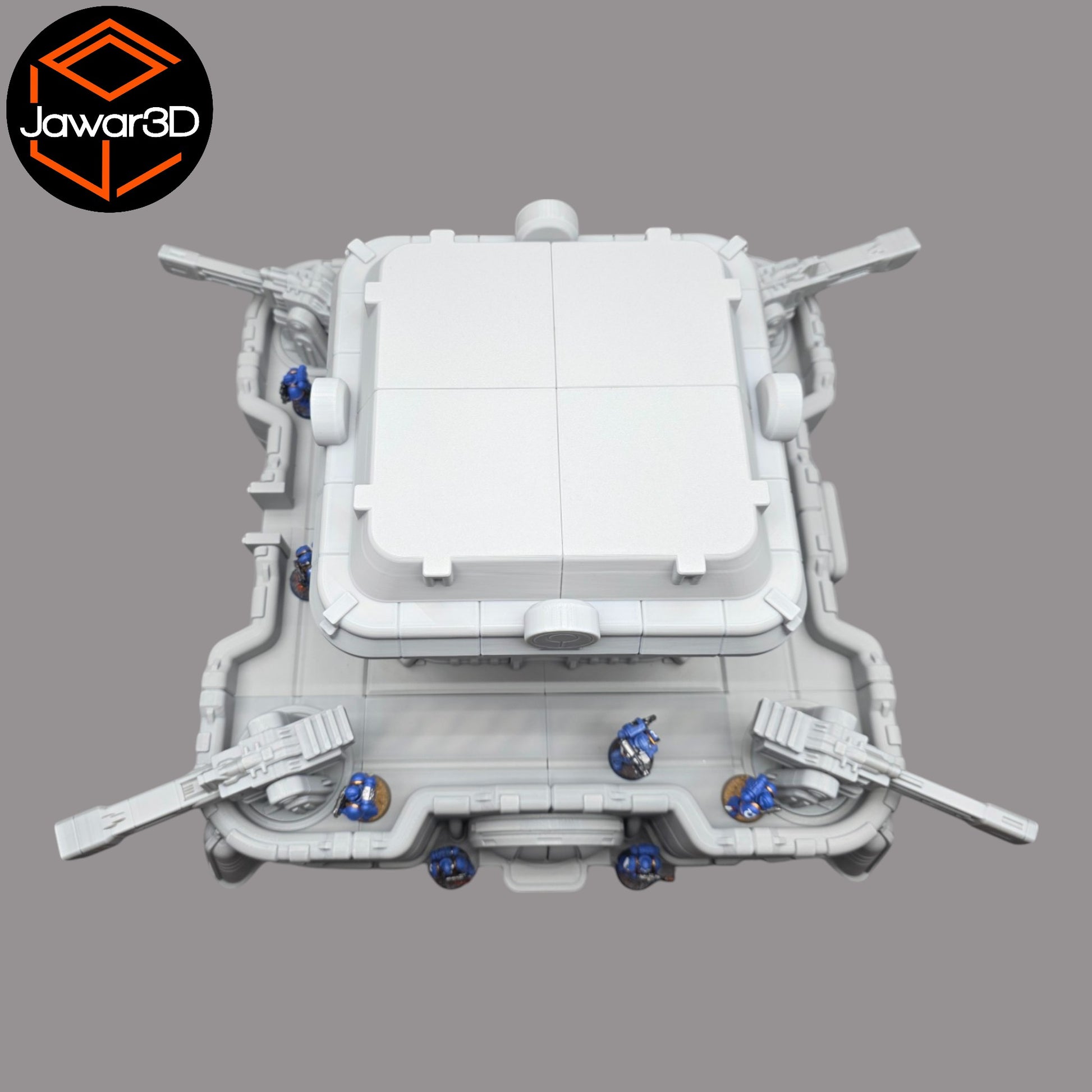 Wargaming 28mm scatter terrain scenery showing 3D-printed item that is compatible with games such as Warhammer 40K, Star Wars Legions, D+D, Dungeons and Dragons, Sci-Fi, Fantasy and other miniature tabletop games. Brand Jawar3d found at www.jawar3d.co.uk.