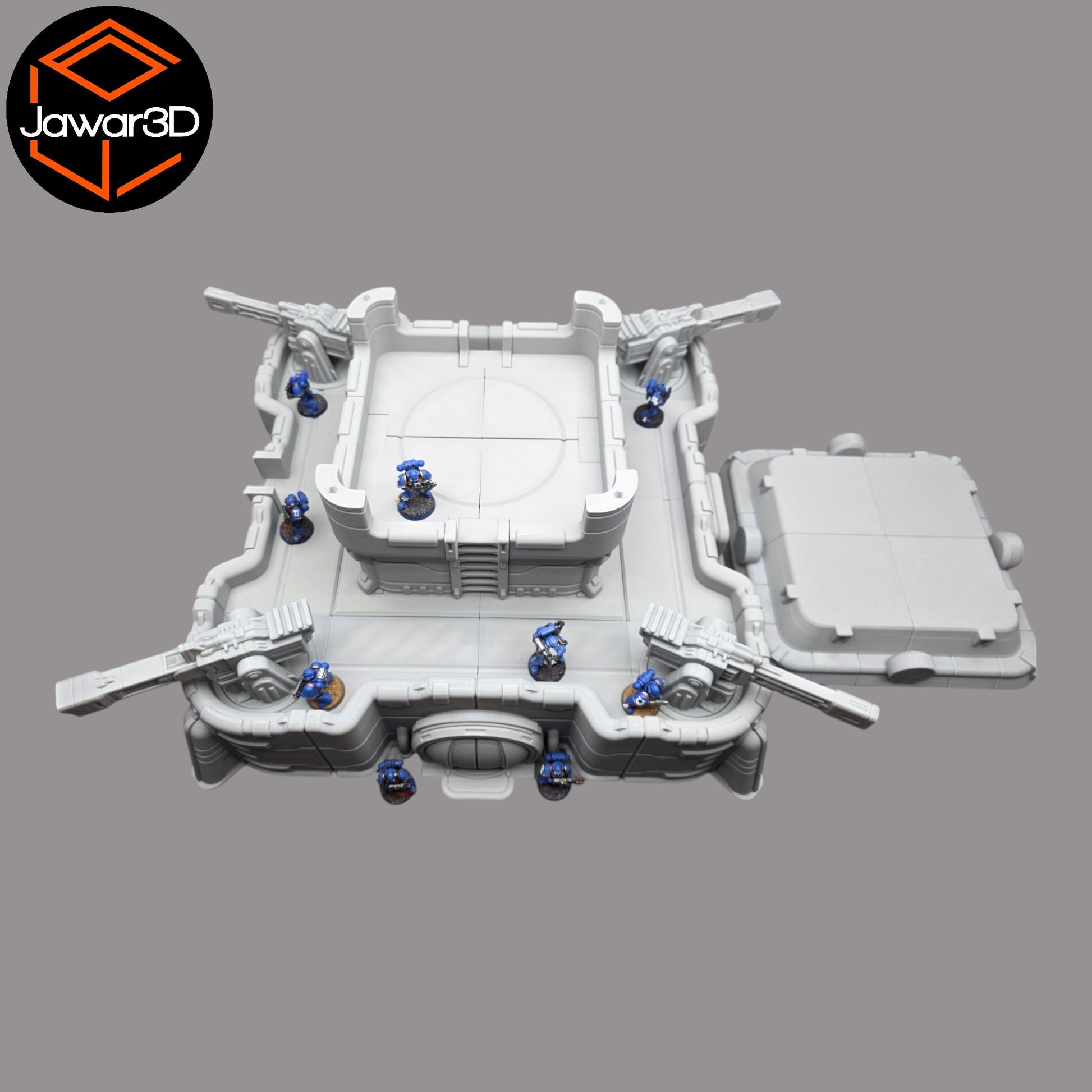 Wargaming 28mm scatter terrain scenery showing 3D-printed item that is compatible with games such as Warhammer 40K, Star Wars Legions, D+D, Dungeons and Dragons, Sci-Fi, Fantasy and other miniature tabletop games. Brand Jawar3d found at www.jawar3d.co.uk.