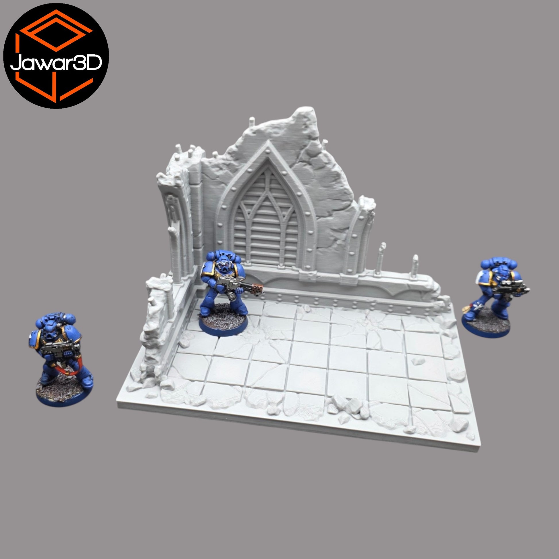 Wargaming 28mm scatter terrain scenery showing 3D-printed item that is compatible with games such as Warhammer 40K, Star Wars Legions, D+D, Dungeons and Dragons, Sci-Fi, Fantasy and other miniature tabletop games. Brand Jawar3d found at www.jawar3d.co.uk.