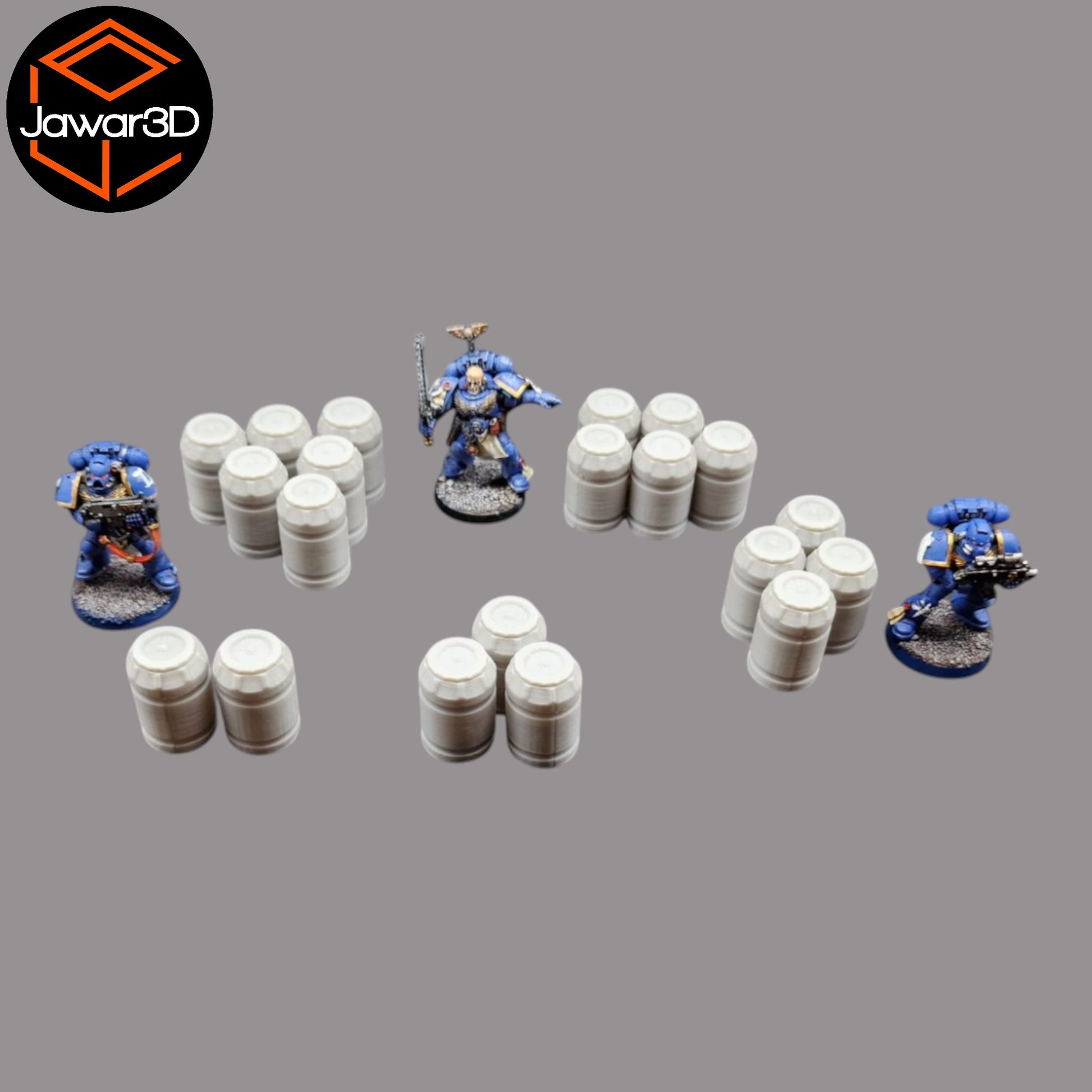 Wargaming 28mm scatter terrain scenery showing 3D-printed item that is compatible with games such as Warhammer 40K, Star Wars Legions, D+D, Dungeons and Dragons, Sci-Fi, Fantasy and other miniature tabletop games. Brand Jawar3d found at www.jawar3d.co.uk.