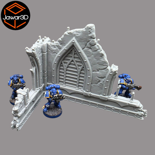 Wargaming 28mm scatter terrain scenery showing 3D-printed item that is compatible with games such as Warhammer 40K, Star Wars Legions, D+D, Dungeons and Dragons, Sci-Fi, Fantasy and other miniature tabletop games. Brand Jawar3d found at www.jawar3d.co.uk.