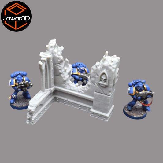 Wargaming 28mm scatter terrain scenery showing 3D-printed item that is compatible with games such as Warhammer 40K, Star Wars Legions, D+D, Dungeons and Dragons, Sci-Fi, Fantasy and other miniature tabletop games. Brand Jawar3d found at www.jawar3d.co.uk.