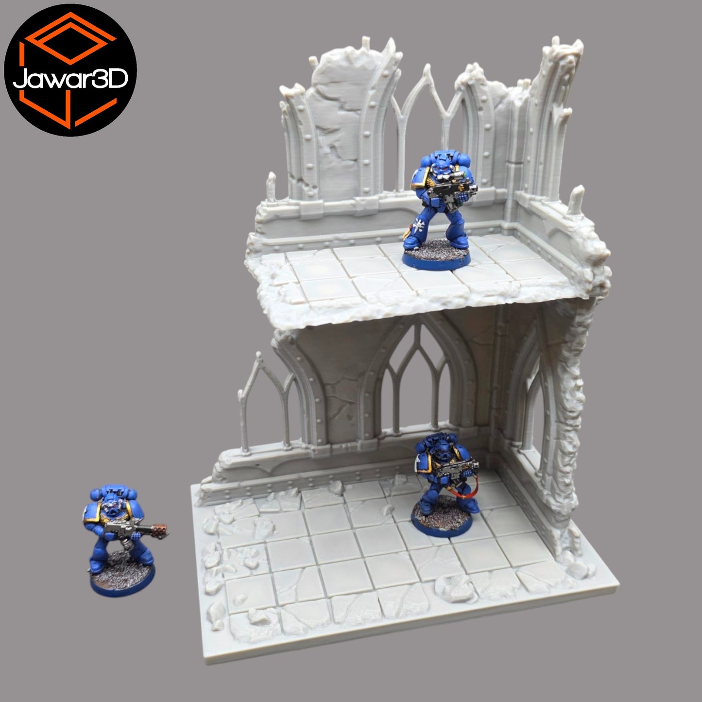 Wargaming 28mm scatter terrain scenery showing 3D-printed item that is compatible with games such as Warhammer 40K, Star Wars Legions, D+D, Dungeons and Dragons, Sci-Fi, Fantasy and other miniature tabletop games. Brand Jawar3d found at www.jawar3d.co.uk.