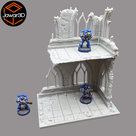 Wargaming 28mm scatter terrain scenery showing 3D-printed item that is compatible with games such as Warhammer 40K, Star Wars Legions, D+D, Dungeons and Dragons, Sci-Fi, Fantasy and other miniature tabletop games. Brand Jawar3d found at www.jawar3d.co.uk.