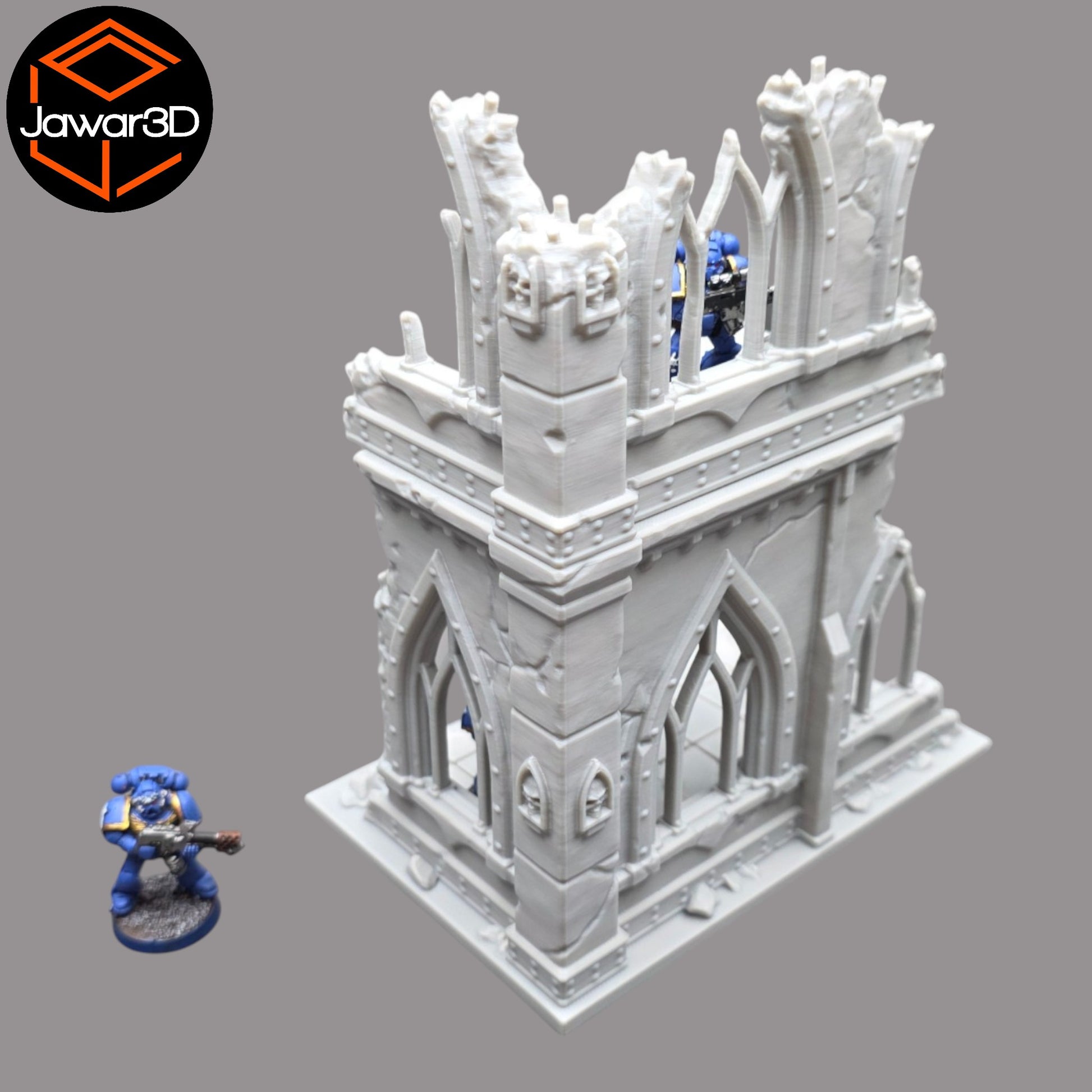 Wargaming 28mm scatter terrain scenery showing 3D-printed item that is compatible with games such as Warhammer 40K, Star Wars Legions, D+D, Dungeons and Dragons, Sci-Fi, Fantasy and other miniature tabletop games. Brand Jawar3d found at www.jawar3d.co.uk.