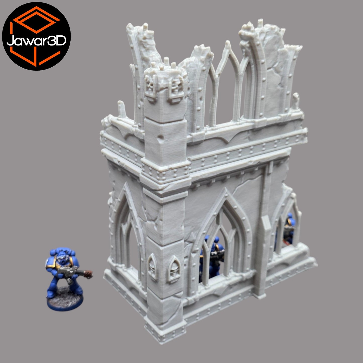 Wargaming 28mm scatter terrain scenery showing 3D-printed item that is compatible with games such as Warhammer 40K, Star Wars Legions, D+D, Dungeons and Dragons, Sci-Fi, Fantasy and other miniature tabletop games. Brand Jawar3d found at www.jawar3d.co.uk.