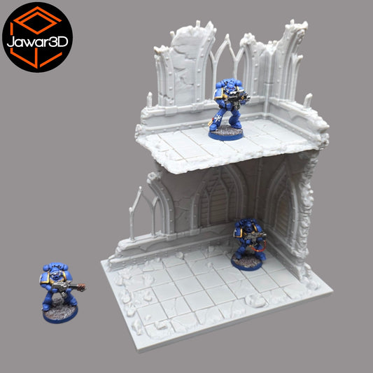 Wargaming 28mm scatter terrain scenery showing 3D-printed item that is compatible with games such as Warhammer 40K, Star Wars Legions, D+D, Dungeons and Dragons, Sci-Fi, Fantasy and other miniature tabletop games. Brand Jawar3d found at www.jawar3d.co.uk.