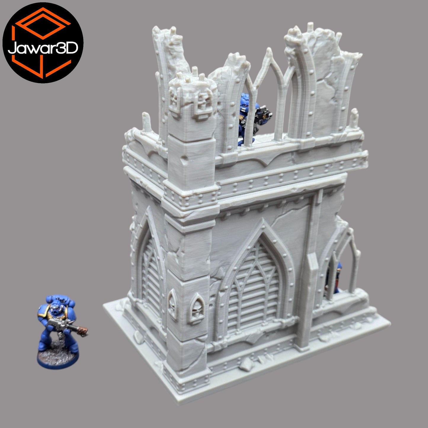 Wargaming 28mm scatter terrain scenery showing 3D-printed item that is compatible with games such as Warhammer 40K, Star Wars Legions, D+D, Dungeons and Dragons, Sci-Fi, Fantasy and other miniature tabletop games. Brand Jawar3d found at www.jawar3d.co.uk.
