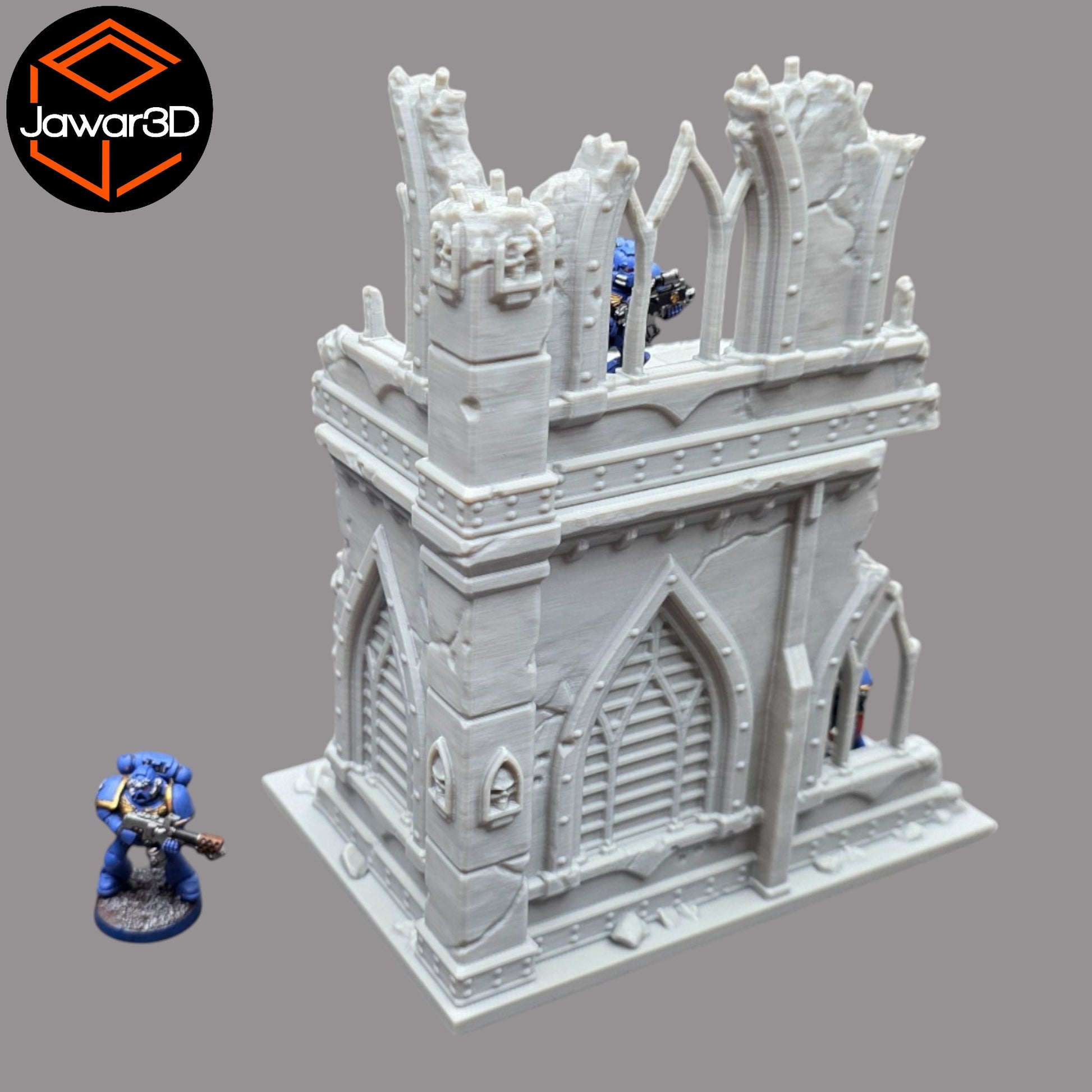 Wargaming 28mm scatter terrain scenery showing 3D-printed item that is compatible with games such as Warhammer 40K, Star Wars Legions, D+D, Dungeons and Dragons, Sci-Fi, Fantasy and other miniature tabletop games. Brand Jawar3d found at www.jawar3d.co.uk.