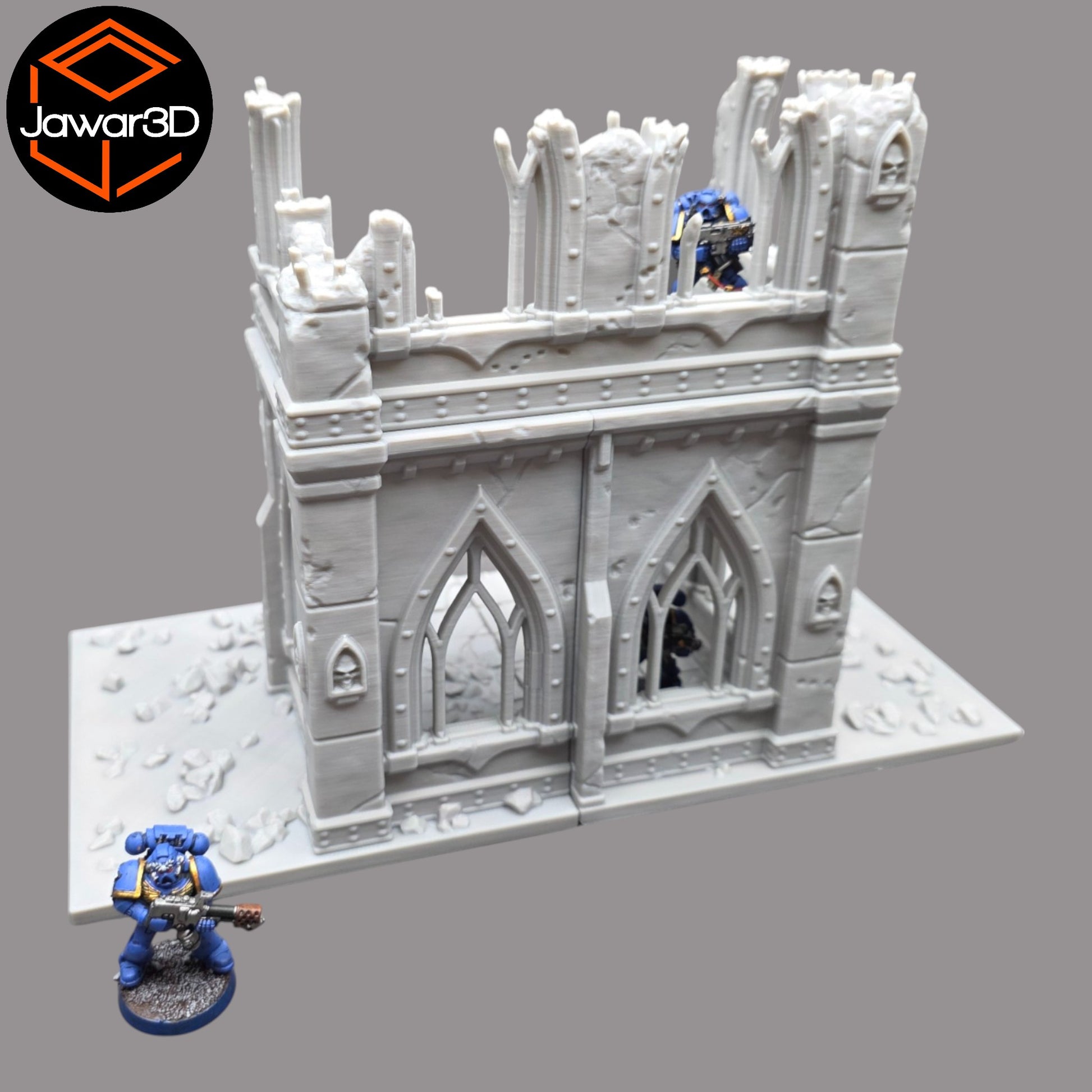 Wargaming 28mm scatter terrain scenery showing 3D-printed item that is compatible with games such as Warhammer 40K, Star Wars Legions, D+D, Dungeons and Dragons, Sci-Fi, Fantasy and other miniature tabletop games. Brand Jawar3d found at www.jawar3d.co.uk.