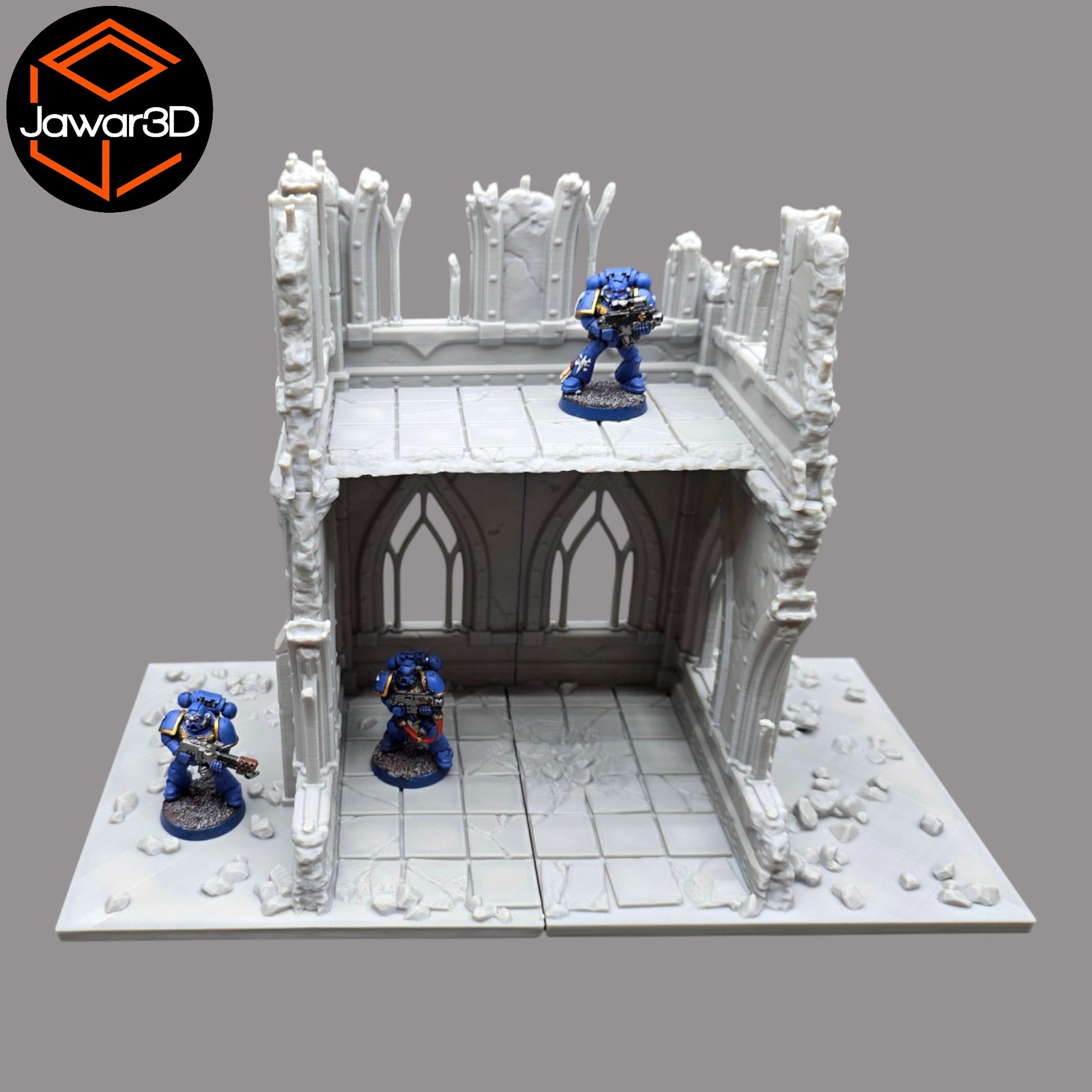 Wargaming 28mm scatter terrain scenery showing 3D-printed item that is compatible with games such as Warhammer 40K, Star Wars Legions, D+D, Dungeons and Dragons, Sci-Fi, Fantasy and other miniature tabletop games. Brand Jawar3d found at www.jawar3d.co.uk.
