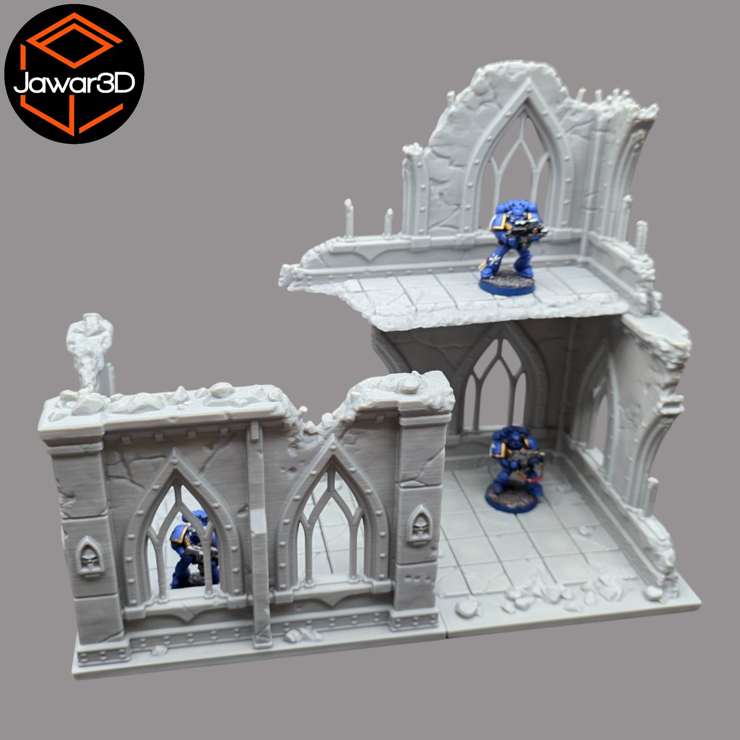 Wargaming 28mm scatter terrain scenery showing 3D-printed item that is compatible with games such as Warhammer 40K, Star Wars Legions, D+D, Dungeons and Dragons, Sci-Fi, Fantasy and other miniature tabletop games. Brand Jawar3d found at www.jawar3d.co.uk.