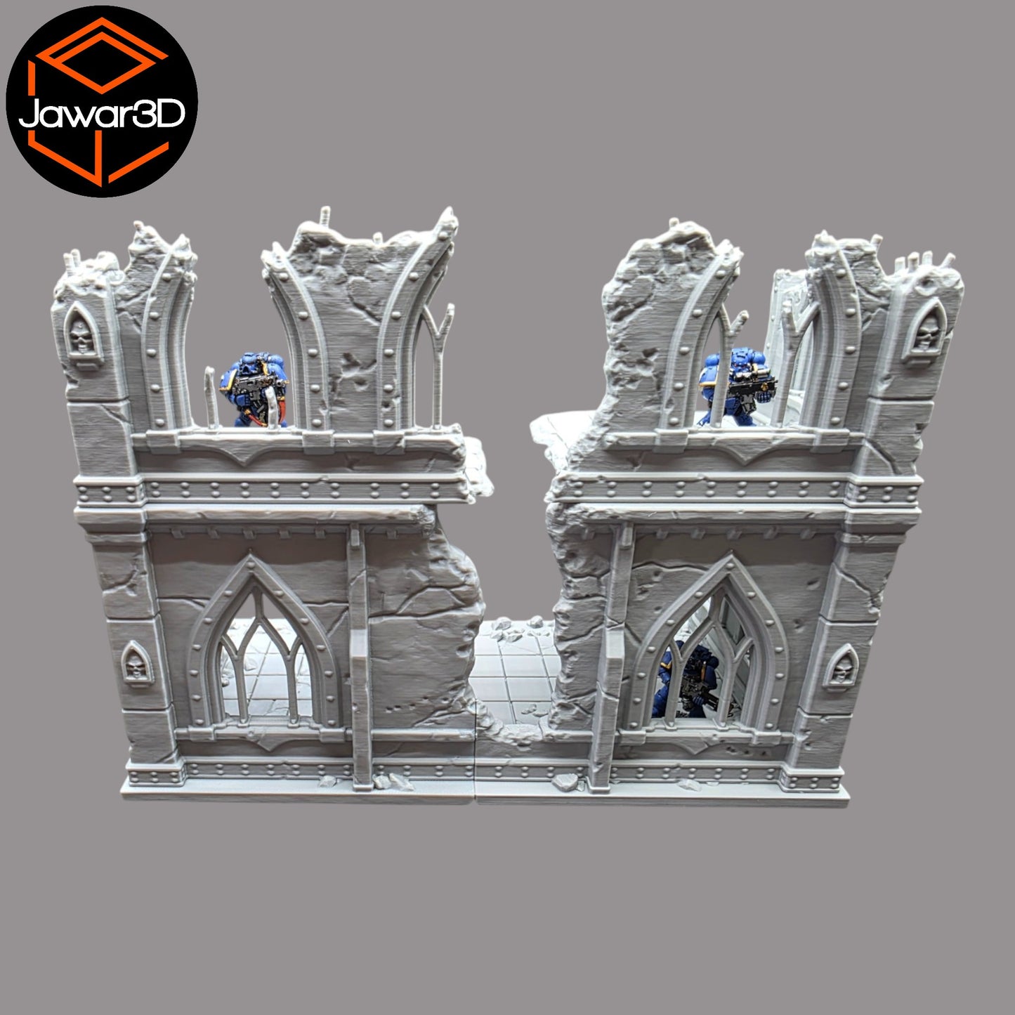 Ruined Empire 2 Floors #11 - 28mm Wargaming Scatter Terrain Scenery Miniature