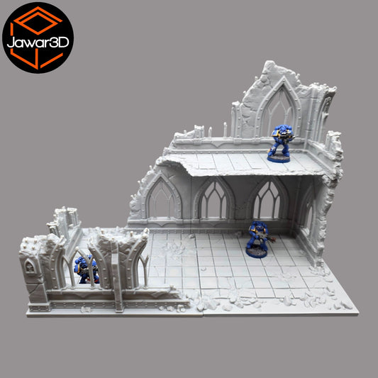 Wargaming 28mm scatter terrain scenery showing 3D-printed item that is compatible with games such as Warhammer 40K, Star Wars Legions, D+D, Dungeons and Dragons, Sci-Fi, Fantasy and other miniature tabletop games. Brand Jawar3d found at www.jawar3d.co.uk.